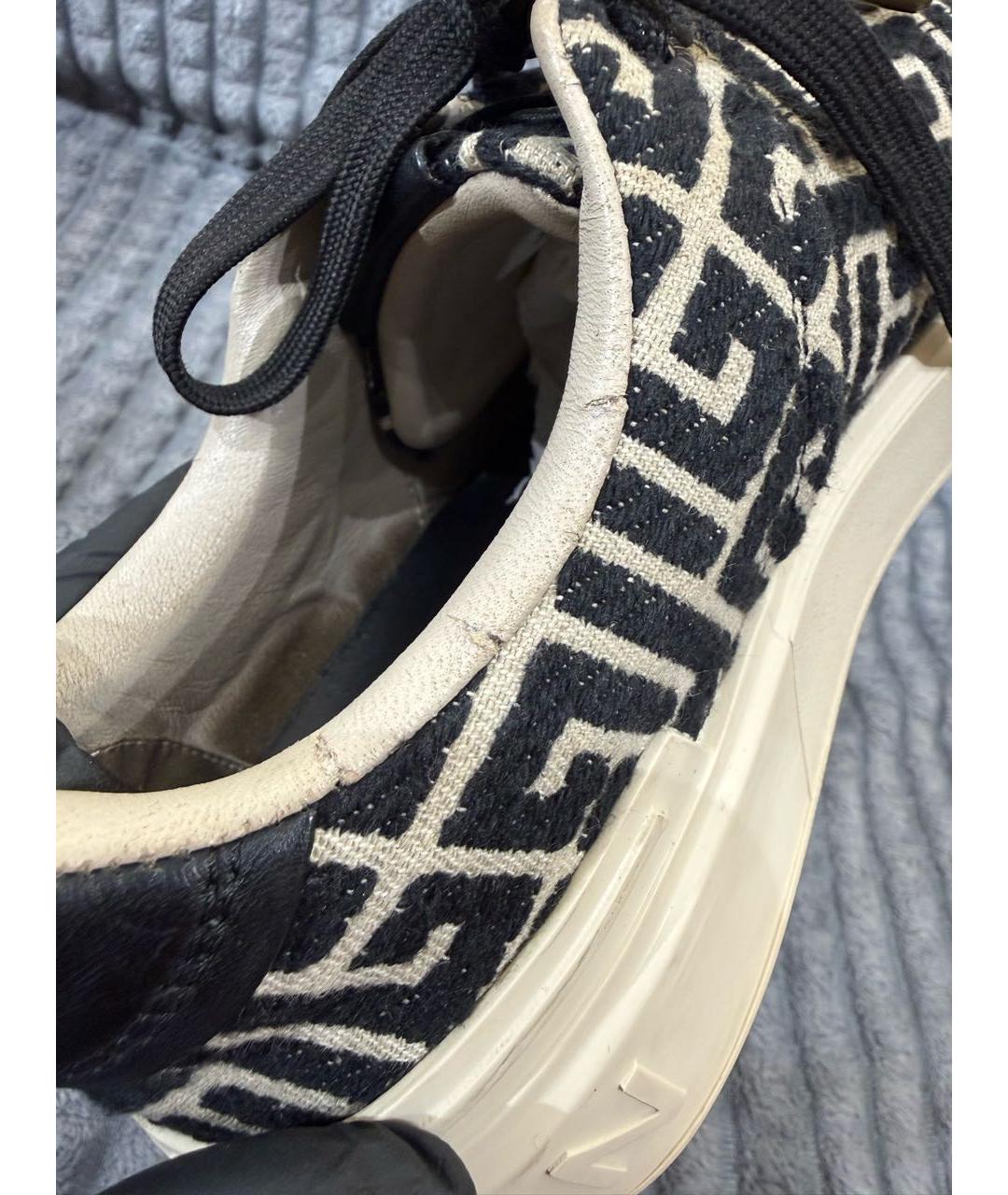 BALMAIN Мульти текстильные кеды, фото 6