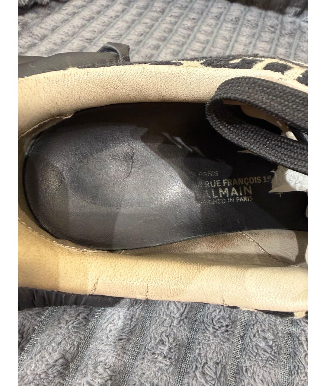 BALMAIN Мульти текстильные кеды, фото 8