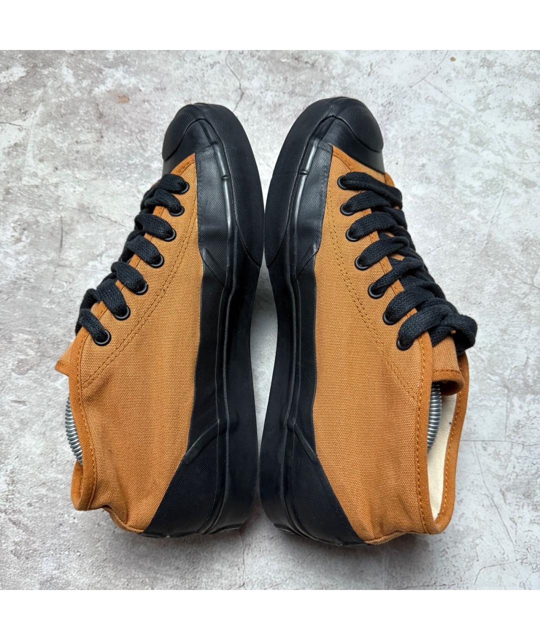 CONVERSE Оранжевое высокие кроссовки / кеды, фото 3