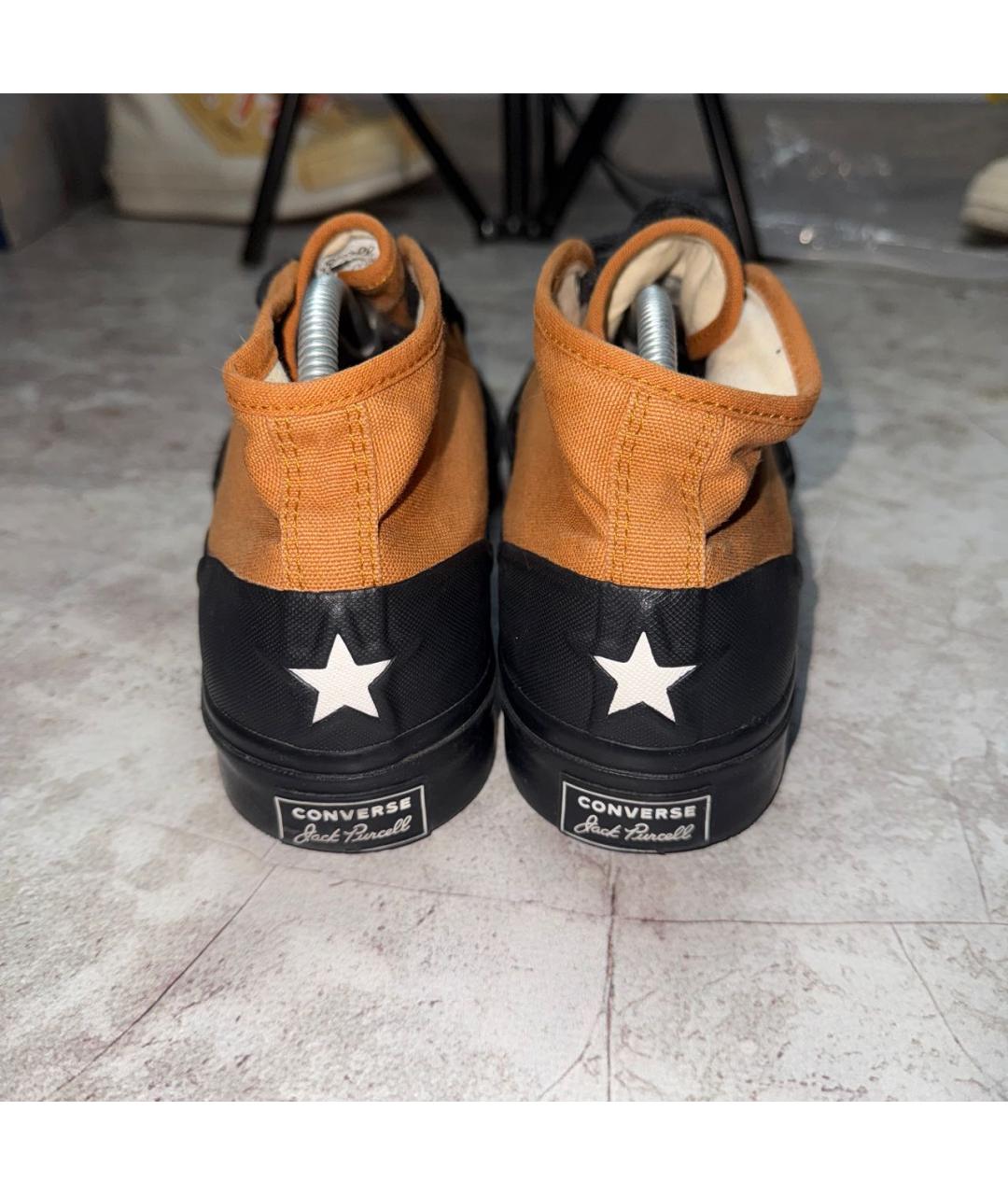 CONVERSE Оранжевое высокие кроссовки / кеды, фото 5