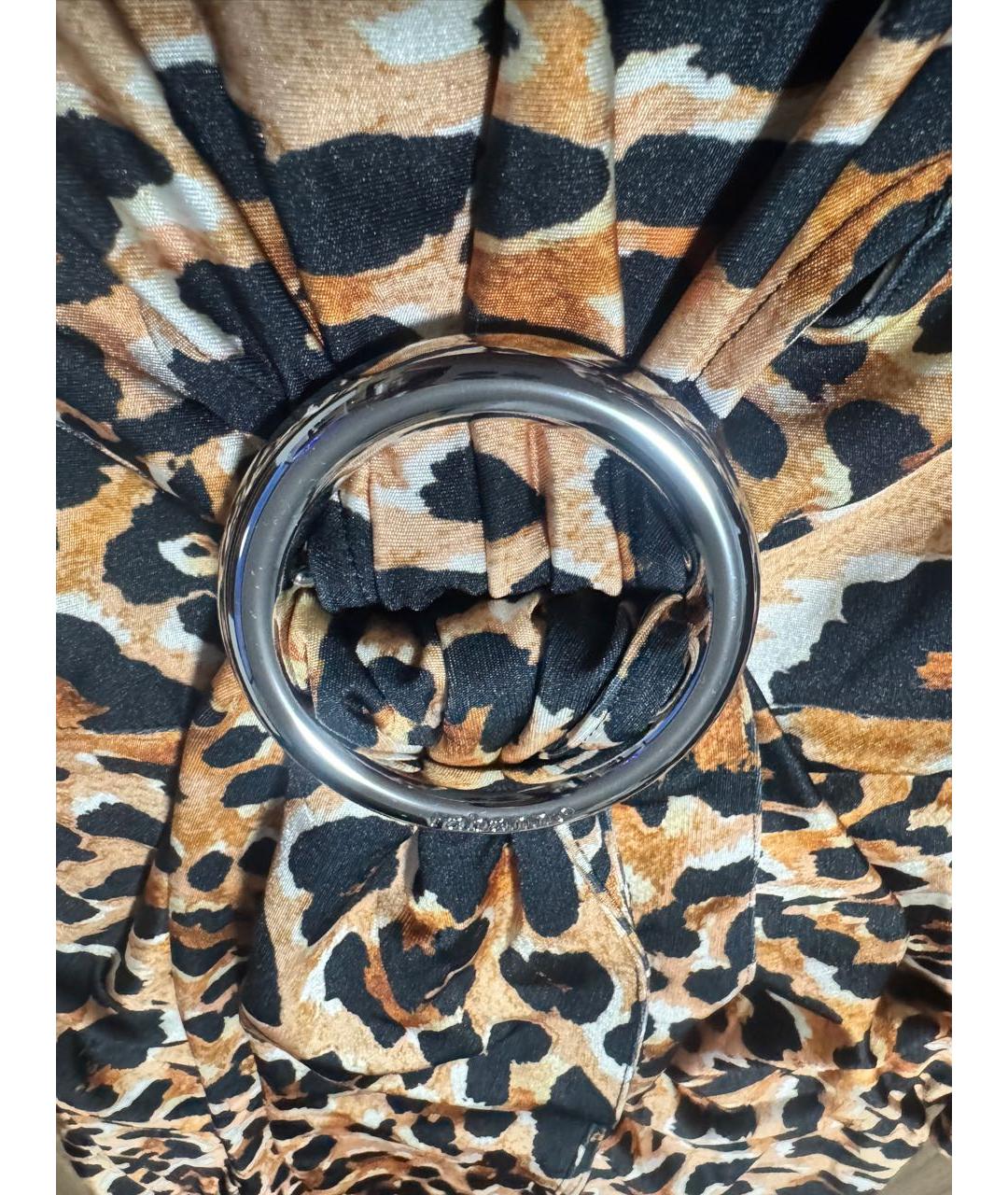 PACO RABANNE Мульти полиэстеровое вечернее платье, фото 4