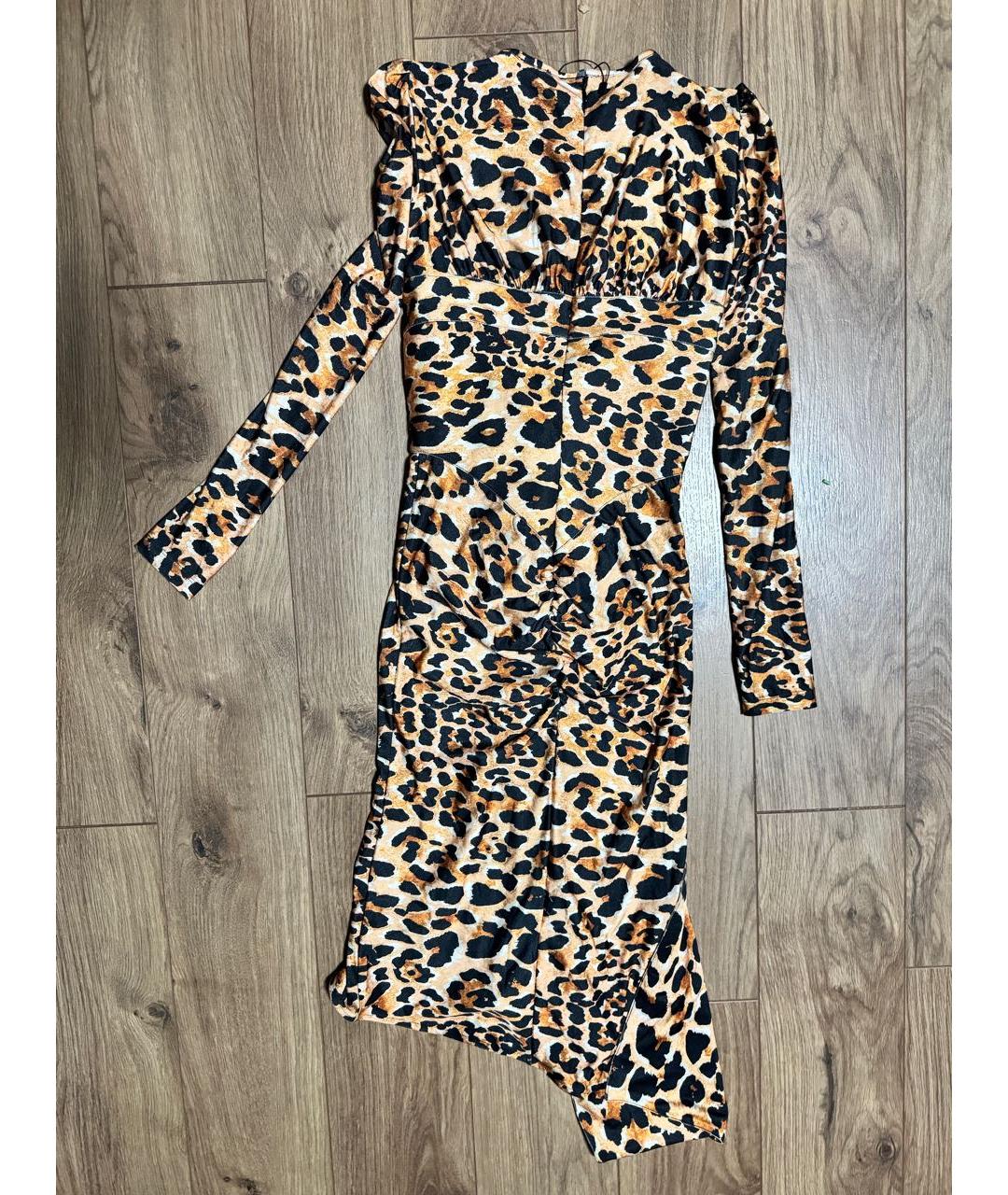 PACO RABANNE Мульти полиэстеровое вечернее платье, фото 6