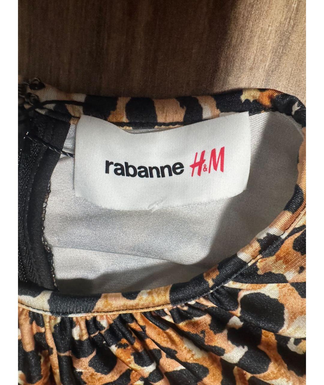 PACO RABANNE Мульти полиэстеровое вечернее платье, фото 3