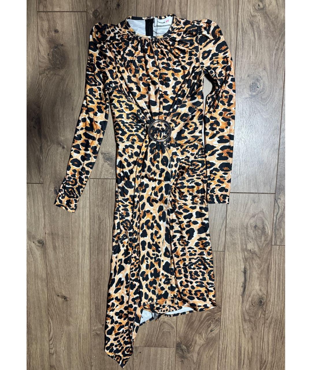 PACO RABANNE Мульти полиэстеровое вечернее платье, фото 5