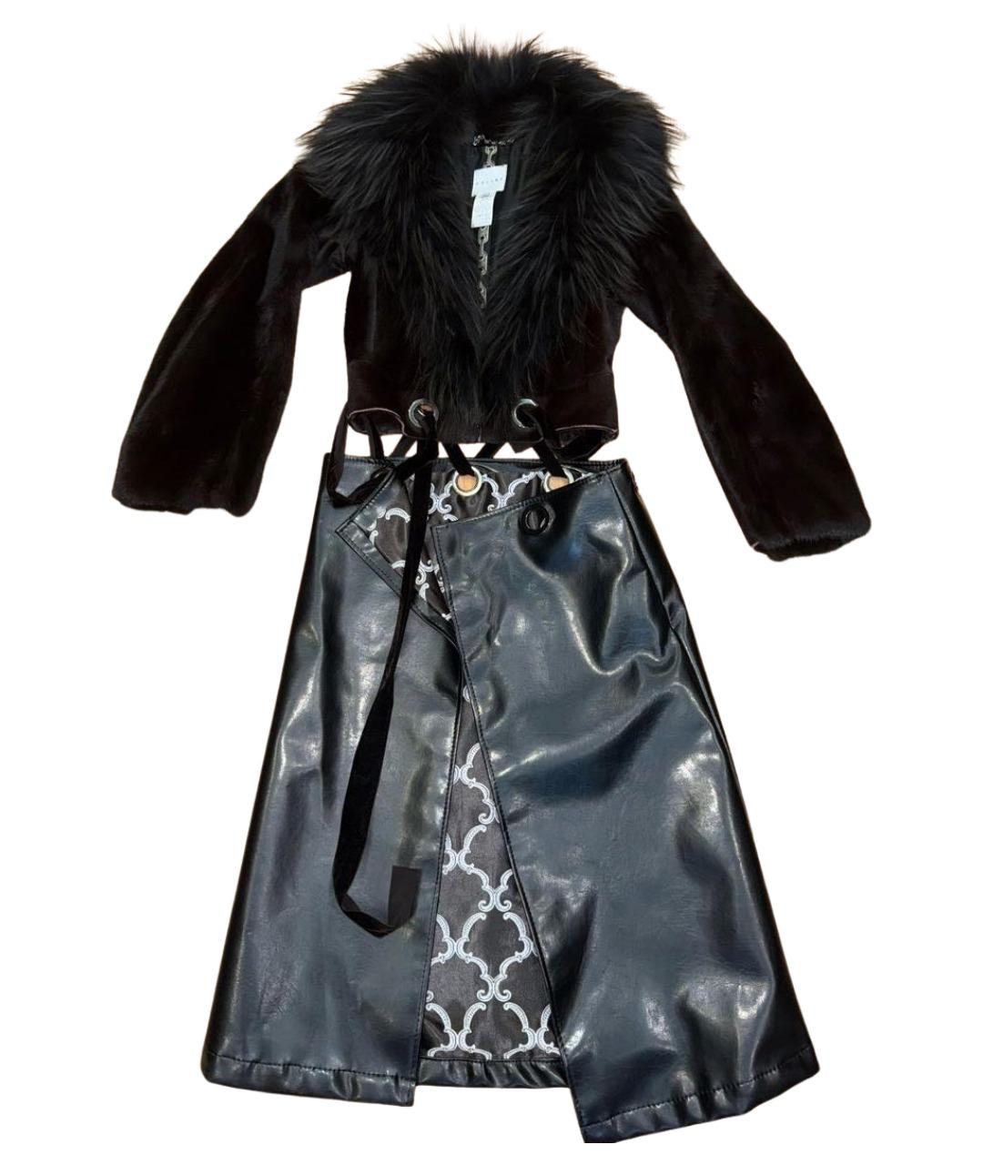 CELINE Коричневая меховая шуба, фото 1