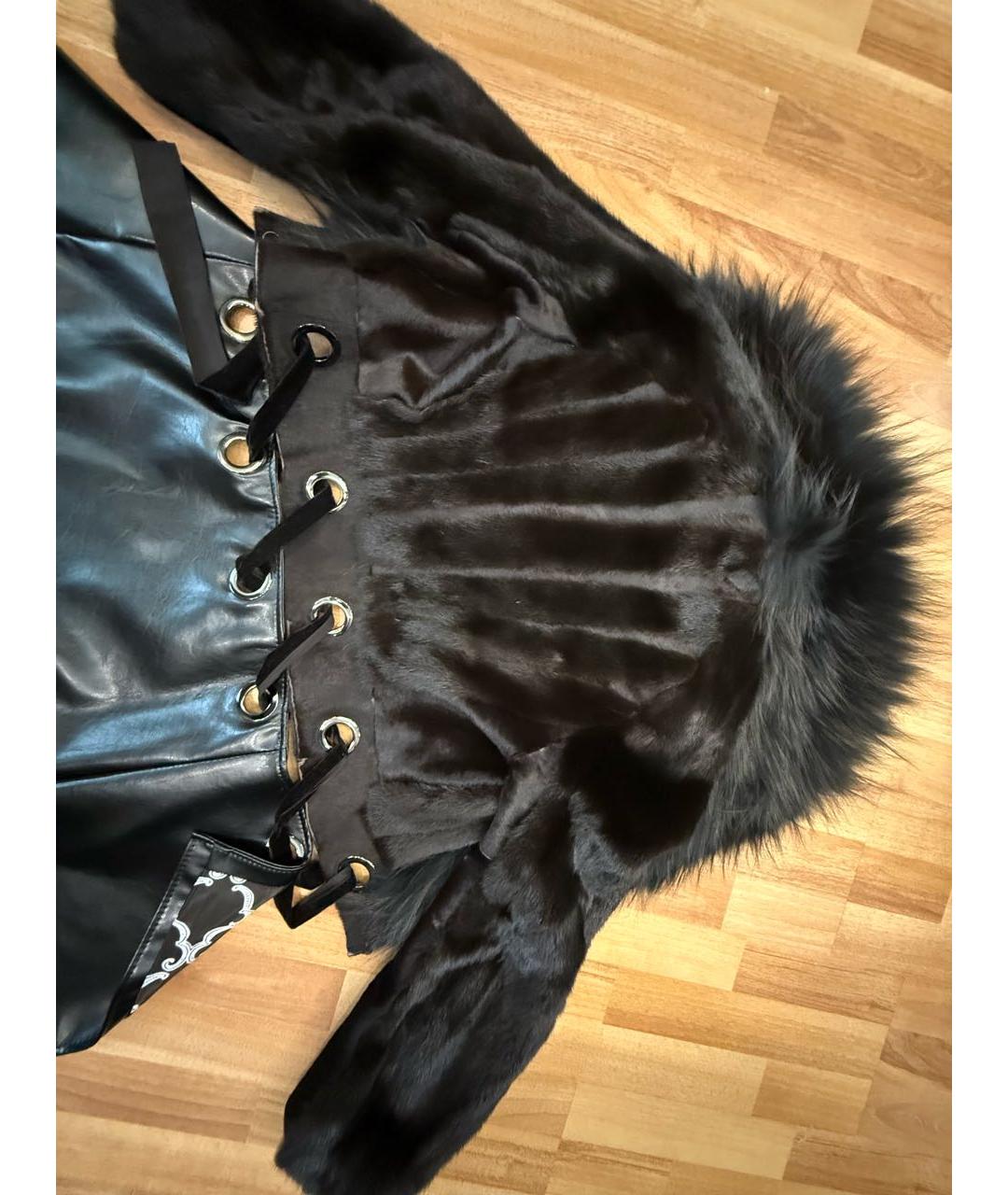 CELINE Коричневая меховая шуба, фото 3