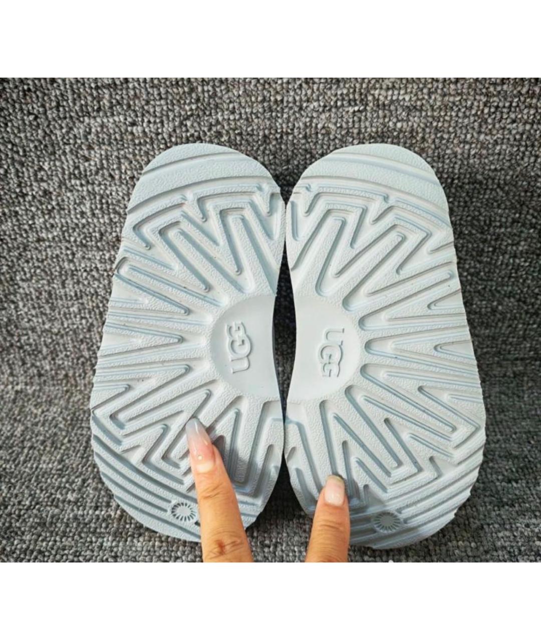 UGG AUSTRALIA KIDS Голубые замшевые ботинки, фото 3