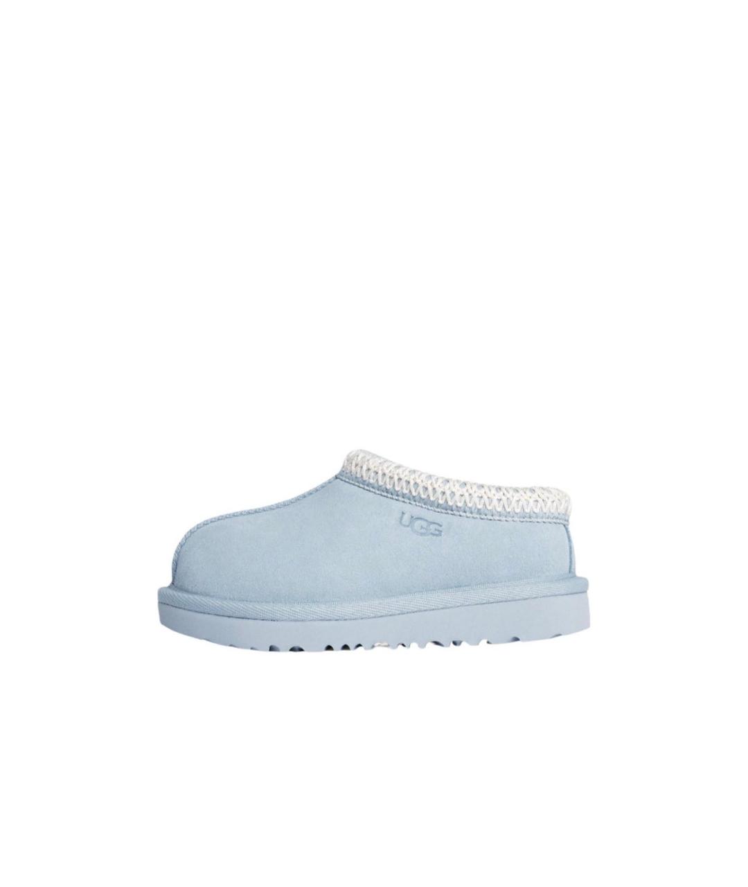 UGG AUSTRALIA KIDS Голубые замшевые ботинки, фото 4
