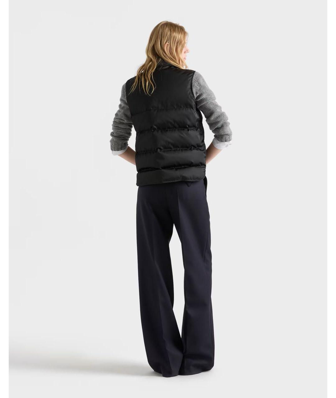 PRADA Черный полиамидовый жилет, фото 5