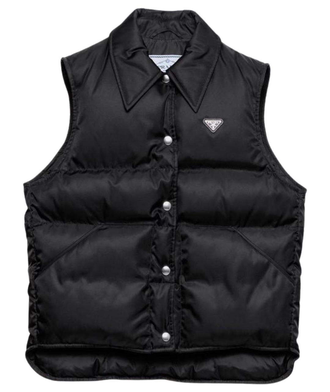PRADA Черный полиамидовый жилет, фото 1