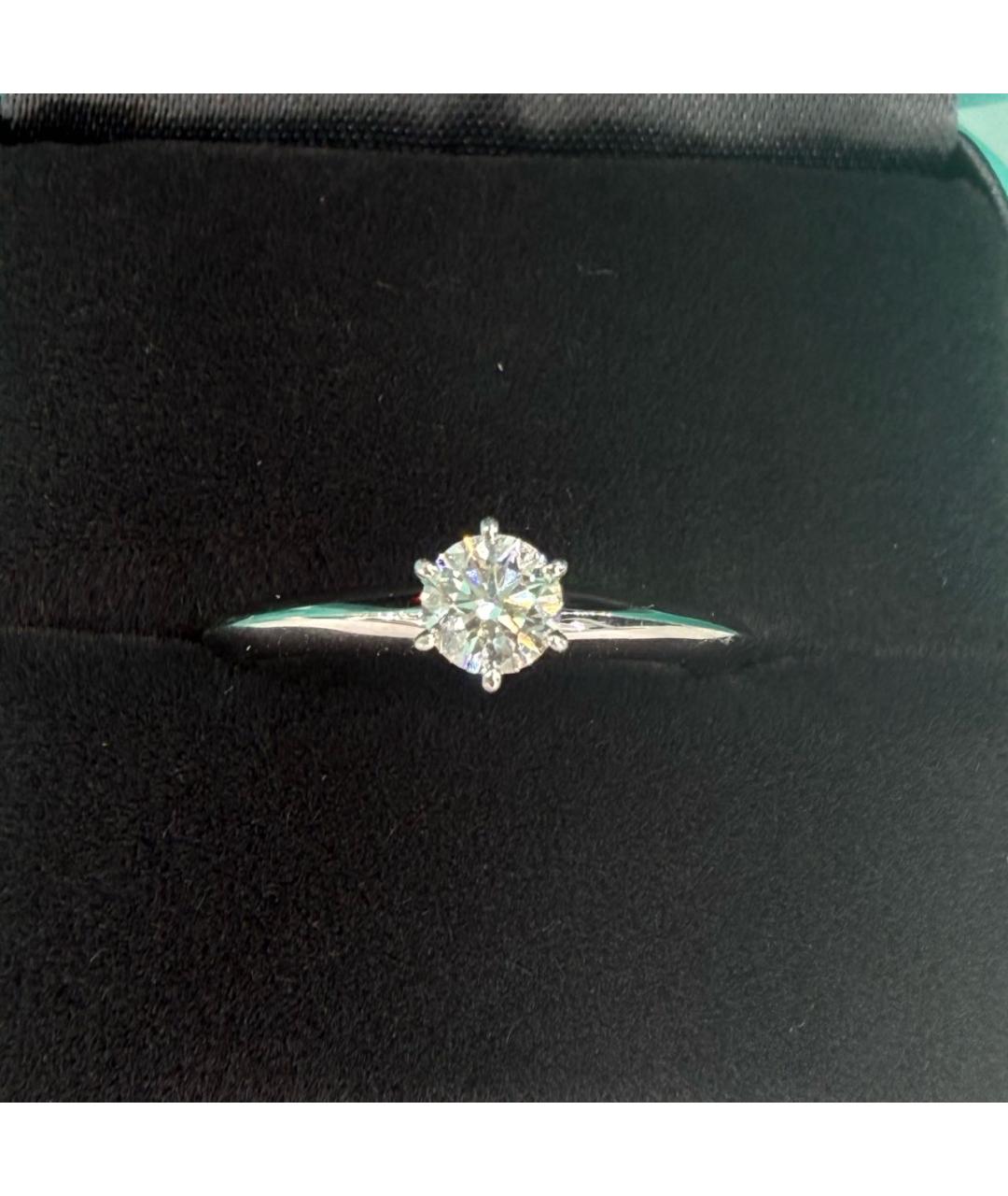 TIFFANY&CO Серебряное платиновое кольцо, фото 3