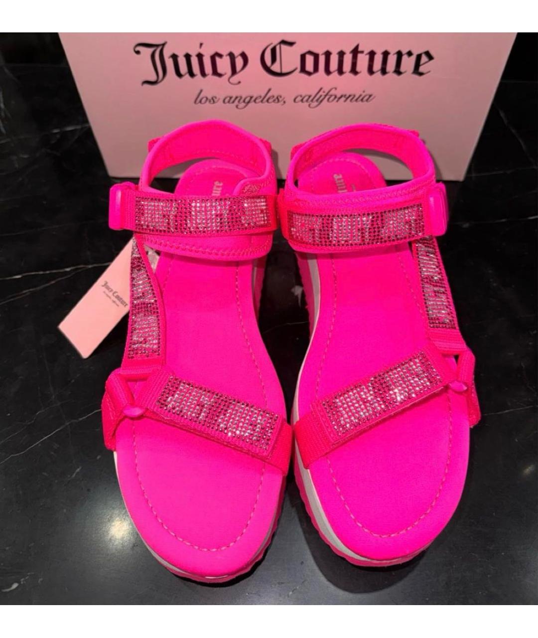 JUICY COUTURE Фуксия сандалии, фото 2