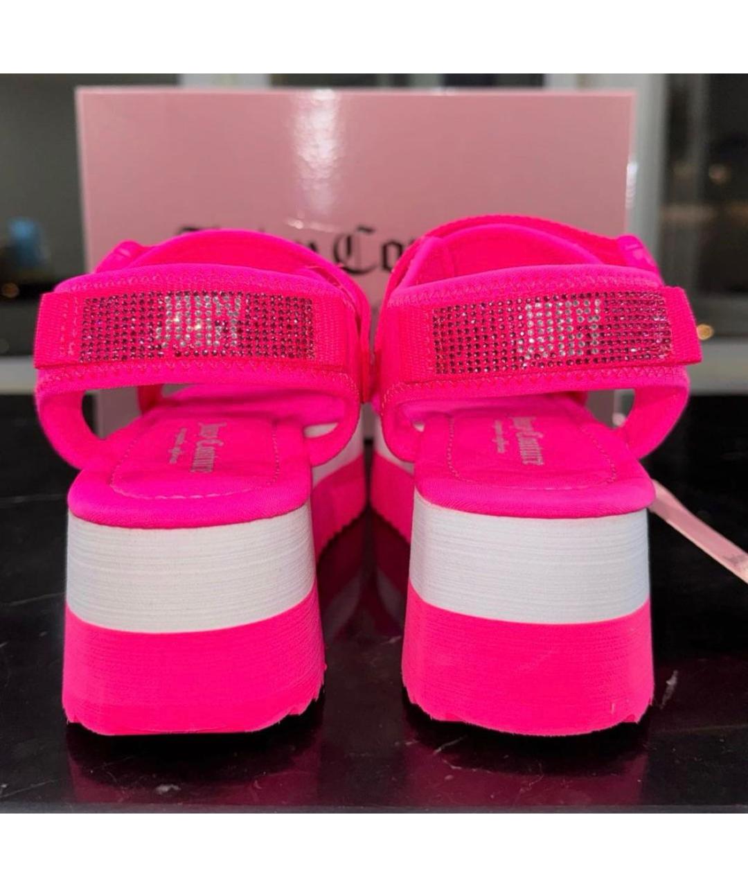 JUICY COUTURE Фуксия сандалии, фото 4