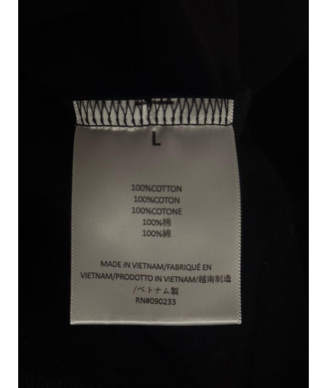 FEAR OF GOD ESSENTIALS Черная хлопковая футболка, фото 2