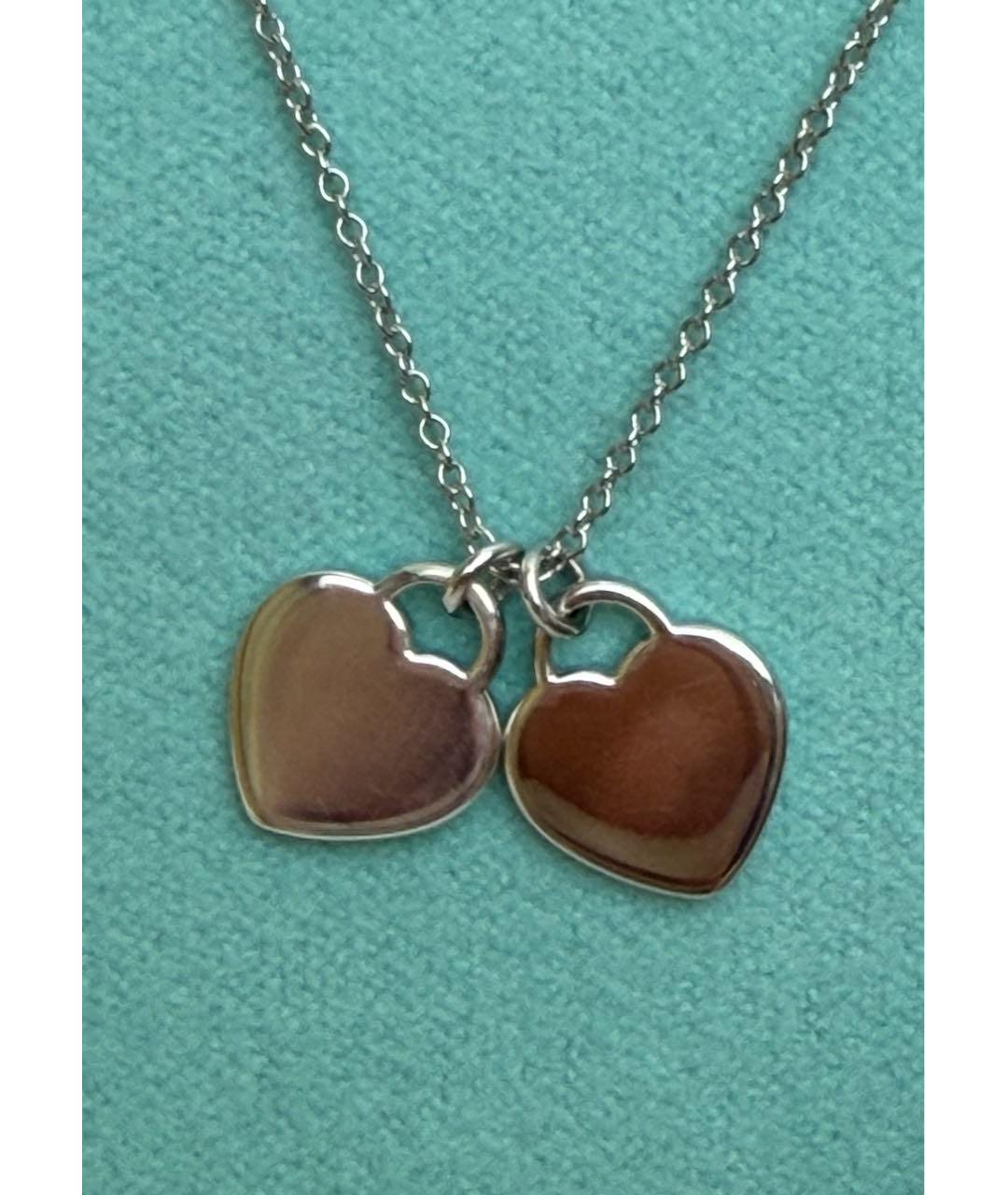 TIFFANY&CO Бирюзовое серебряное колье, фото 4