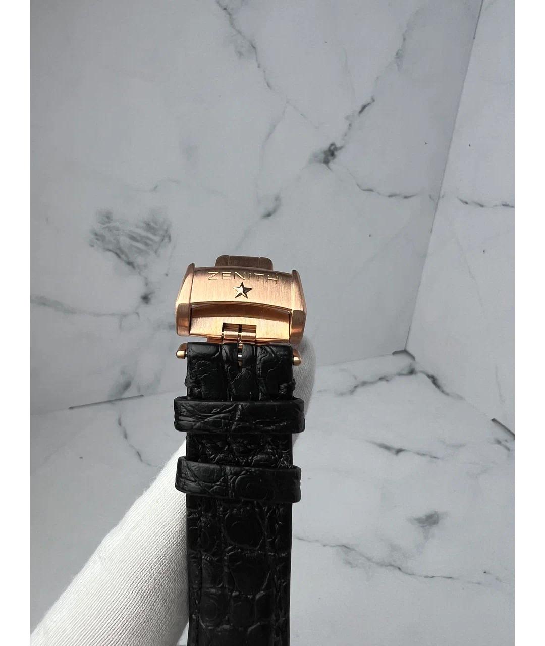 ZENITH Золотые часы из розового золота, фото 8