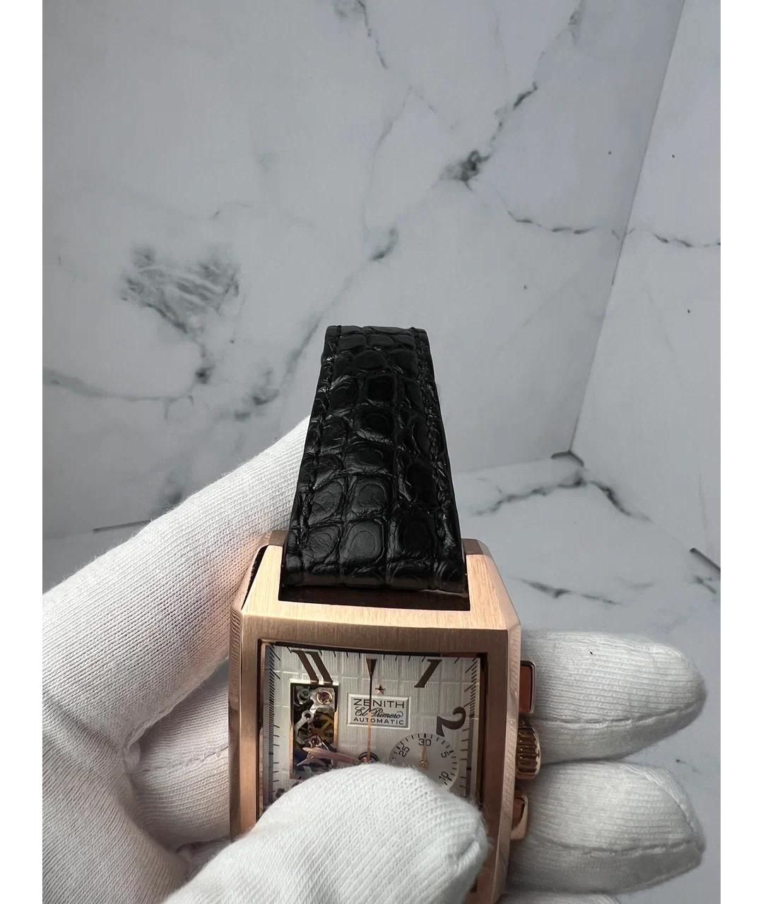 ZENITH Золотые часы из розового золота, фото 7