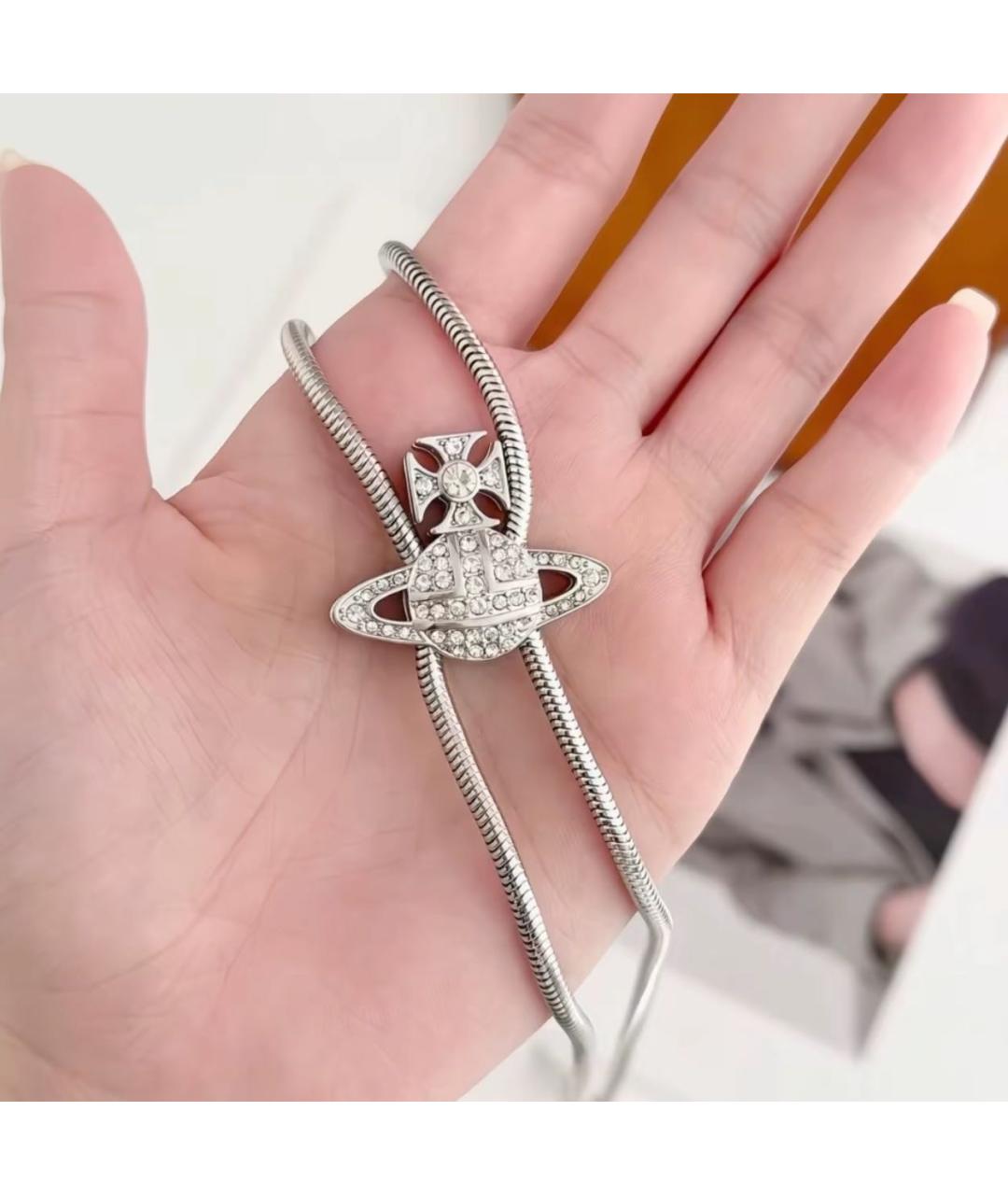 VIVIENNE WESTWOOD Серебряное латунное колье, фото 8