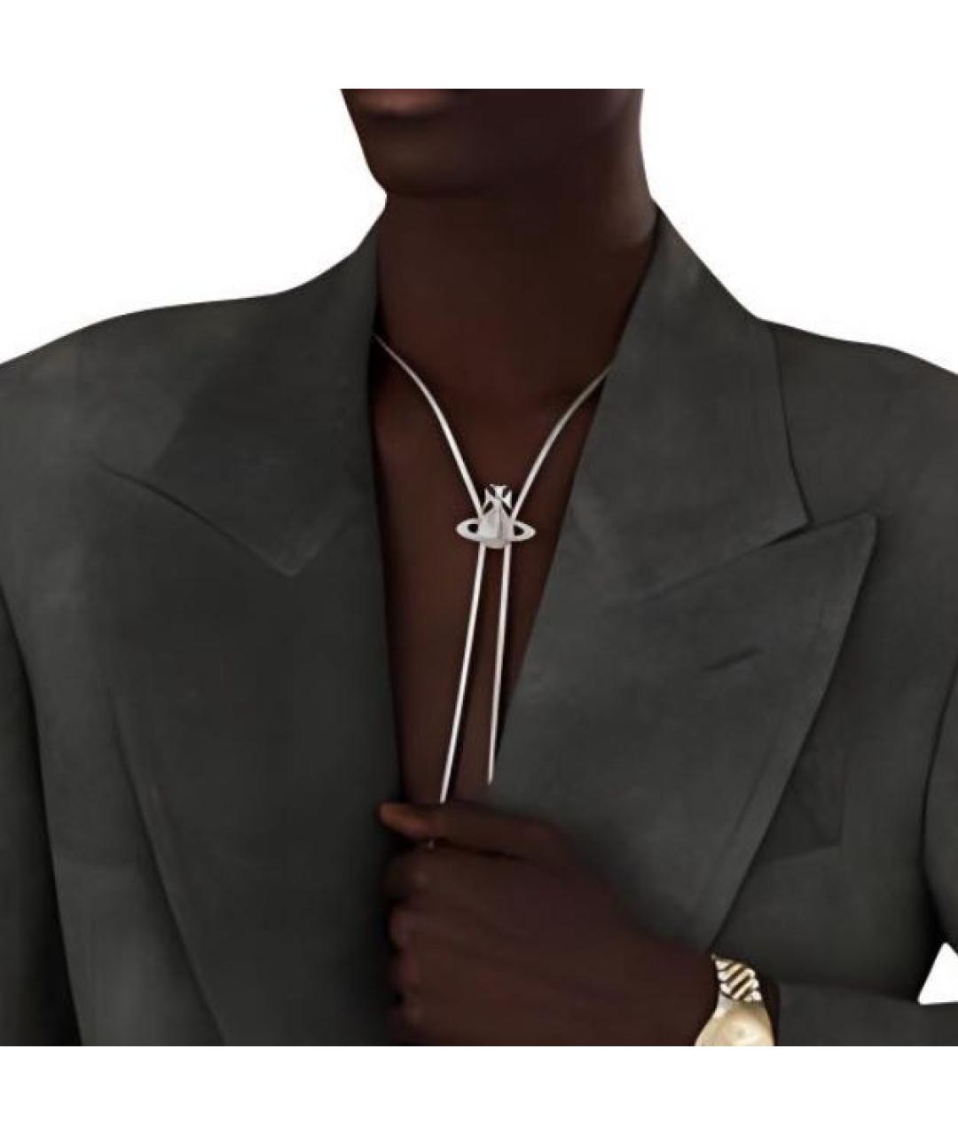 VIVIENNE WESTWOOD Серебряное латунное колье, фото 4