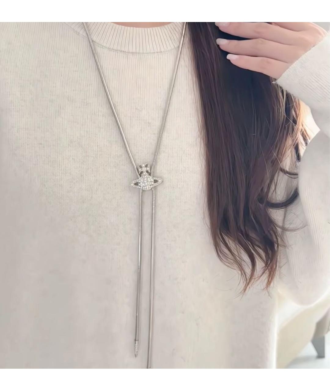 VIVIENNE WESTWOOD Серебряное латунное колье, фото 7