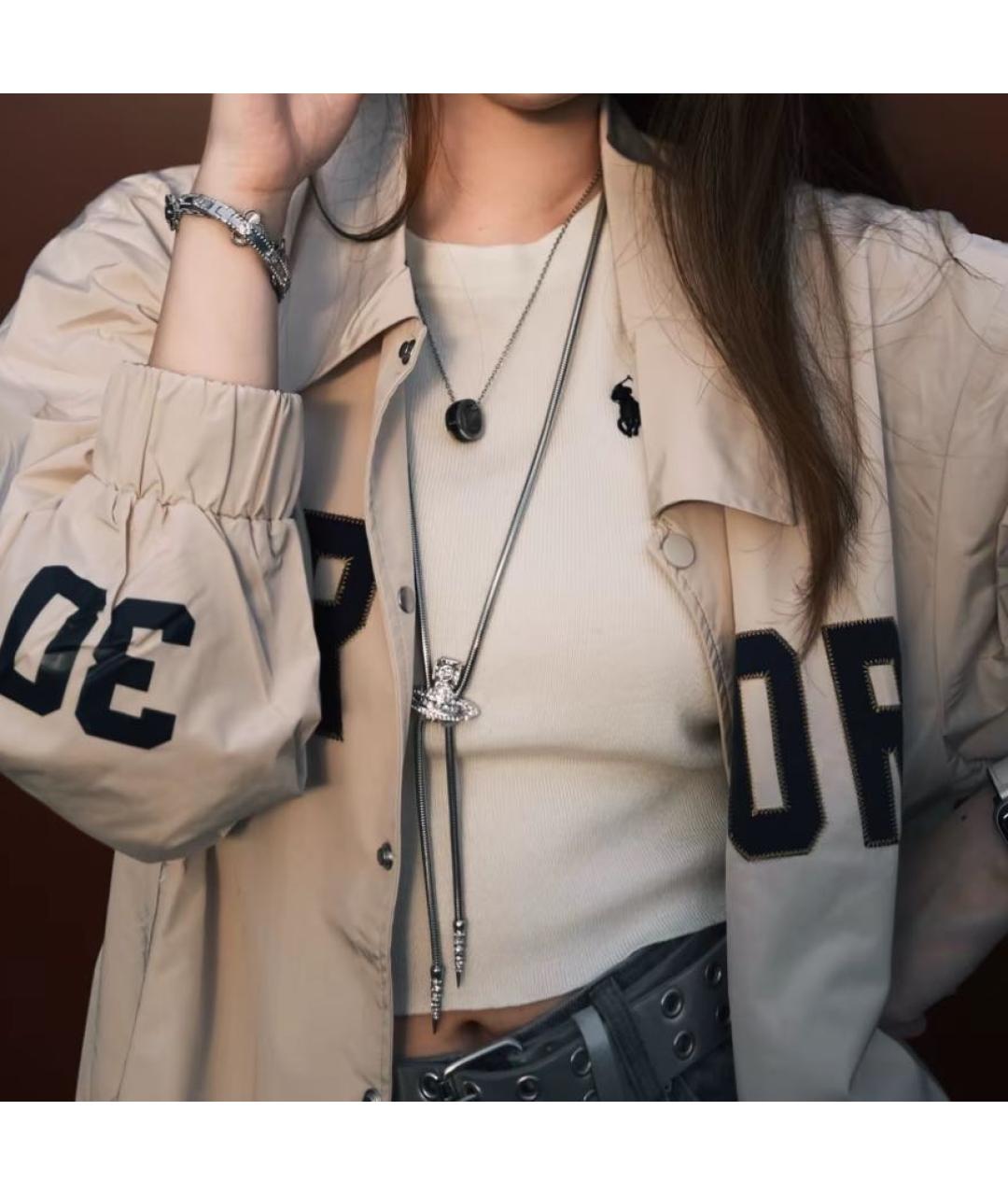 VIVIENNE WESTWOOD Серебряное латунное колье, фото 6