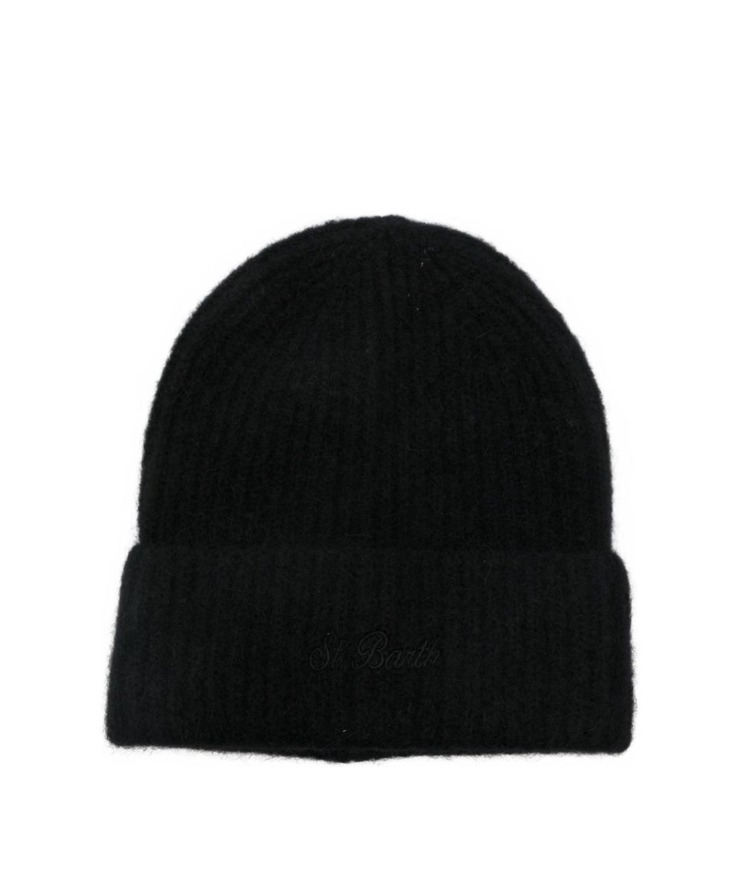 MC2 SAINT BARTH Черная шерстяная шапка, фото 1