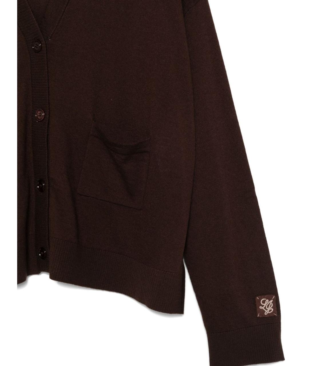 LIU JO Коричневый кардиган, фото 3