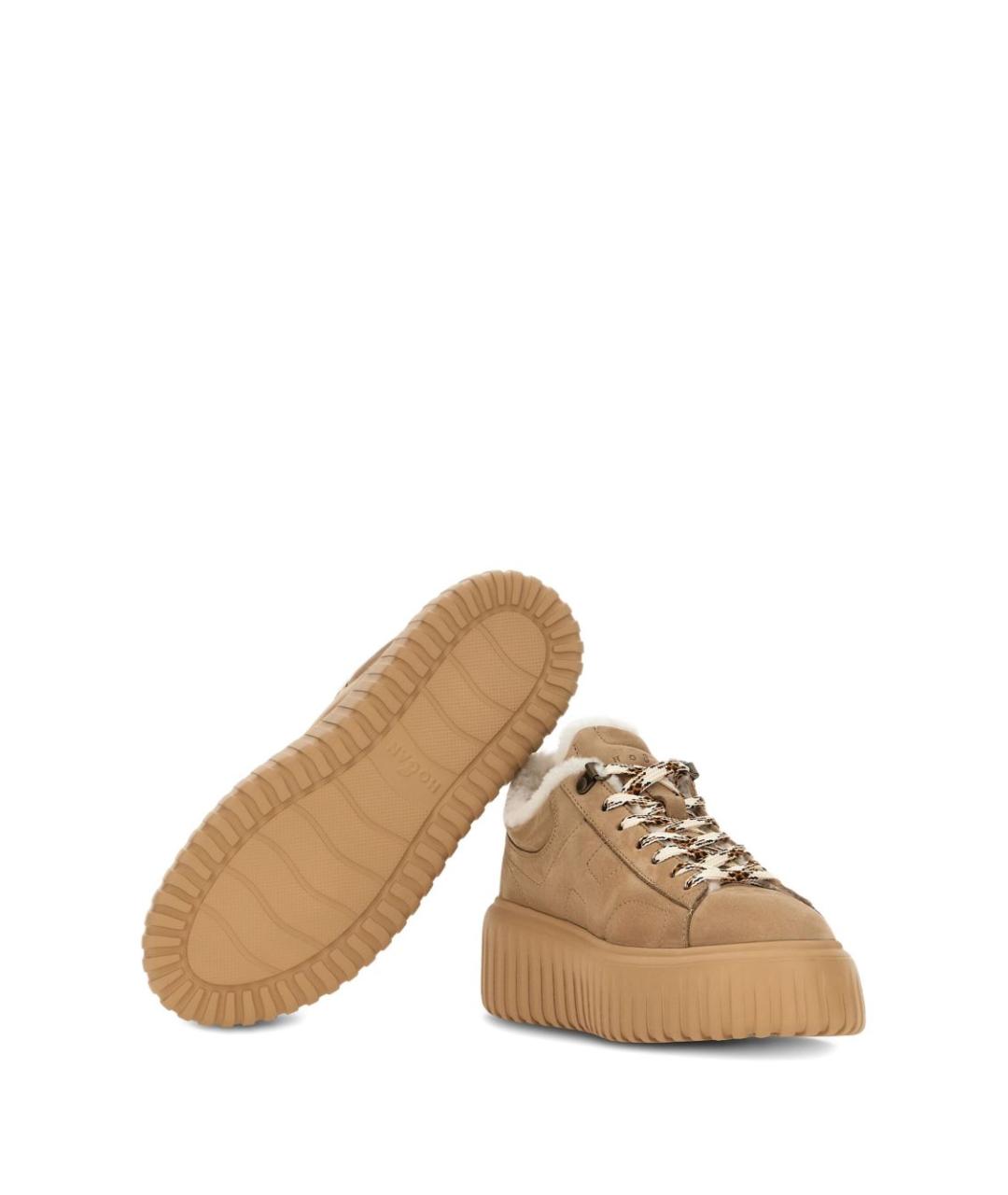 HOGAN Бежевые кроссовки, фото 3