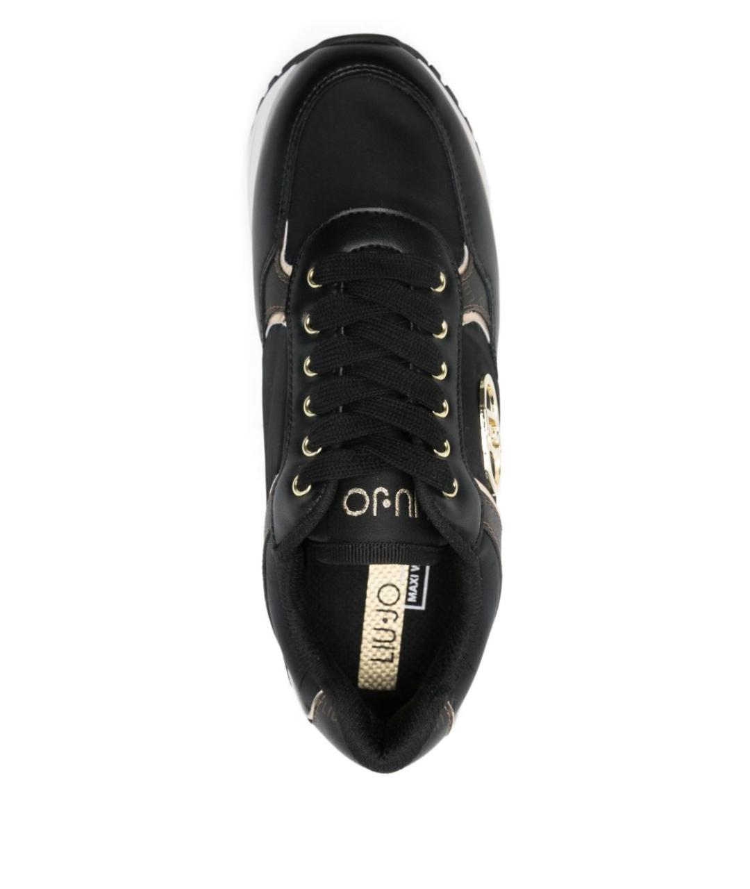 LIU JO Черные синтетические кроссовки, фото 3