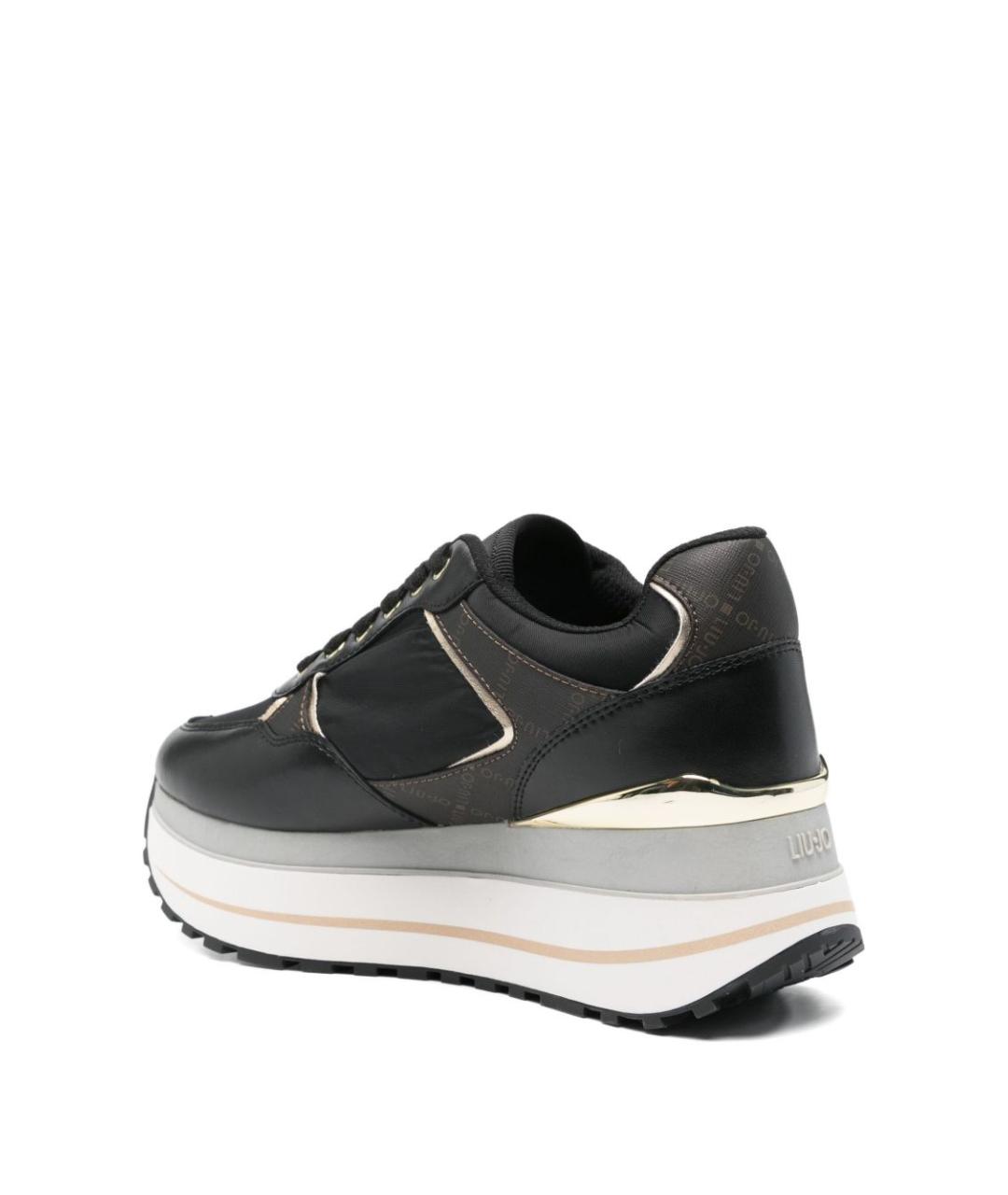 LIU JO Черные синтетические кроссовки, фото 2