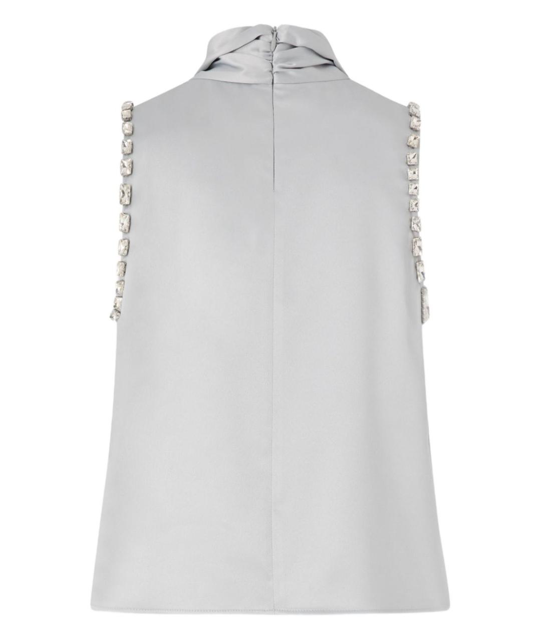 PINKO Серая полиэстеровая блузы, фото 2