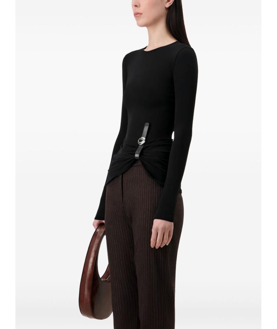 COPERNI Черная полиэстеровая водолазка, фото 3