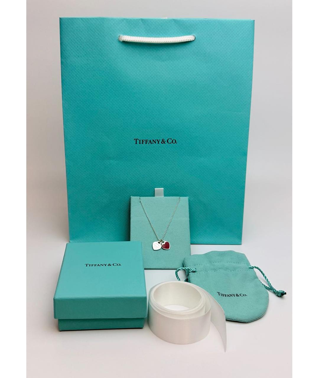 TIFFANY&CO Красное серебряное колье, фото 2