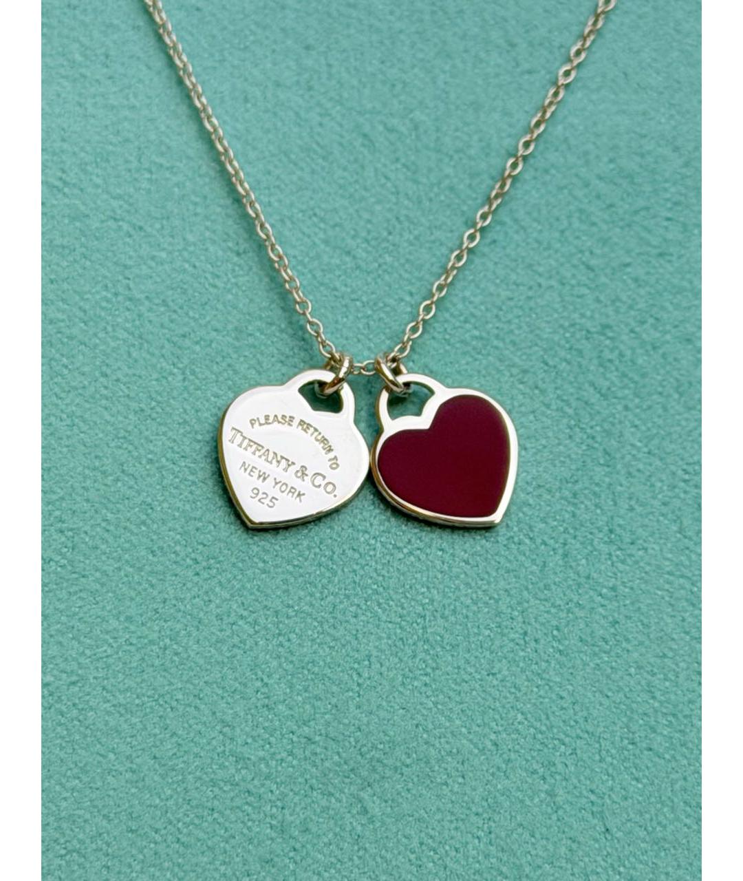 TIFFANY&CO Красное серебряное колье, фото 3