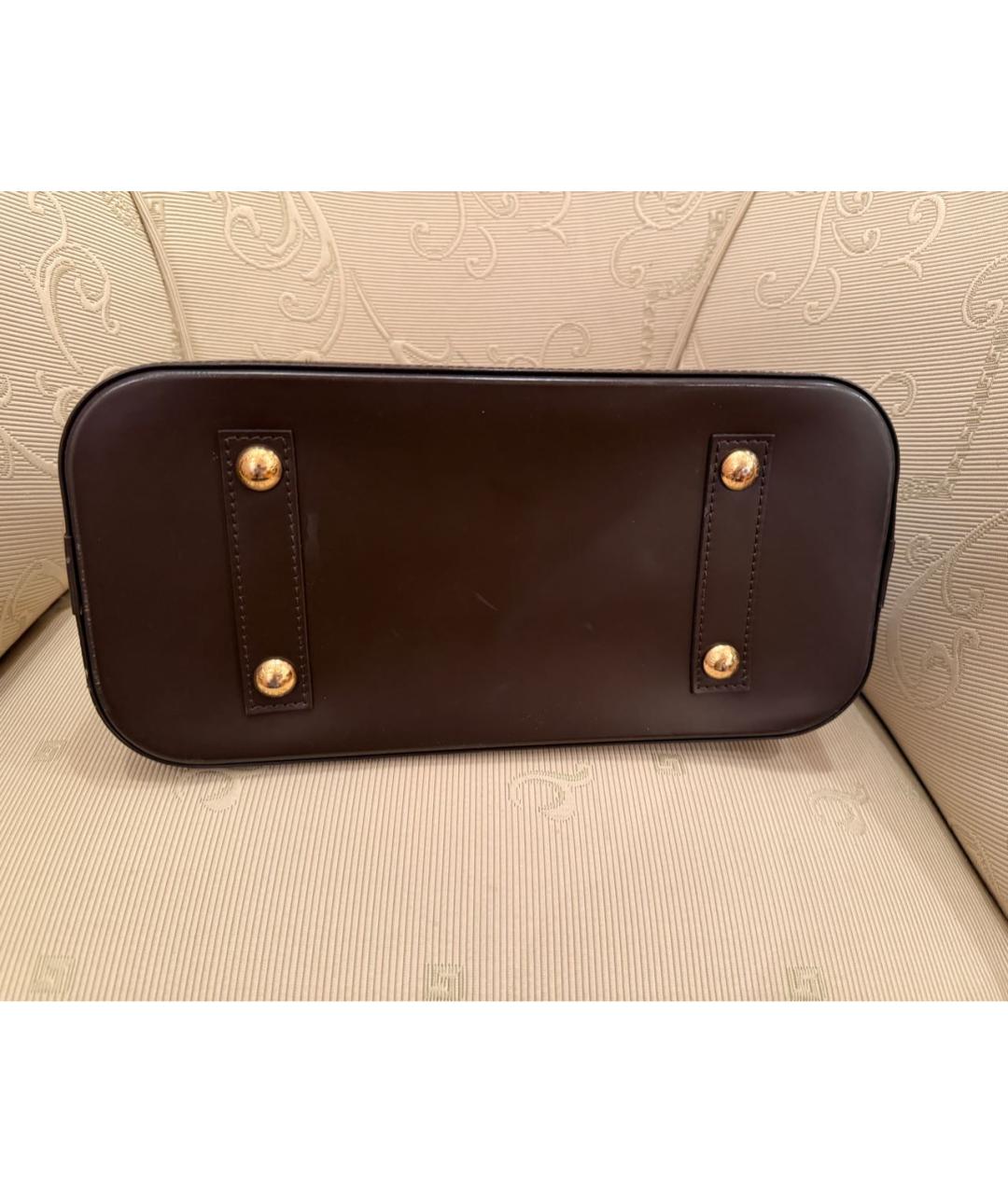 LOUIS VUITTON Коричневая сумка с короткими ручками, фото 6