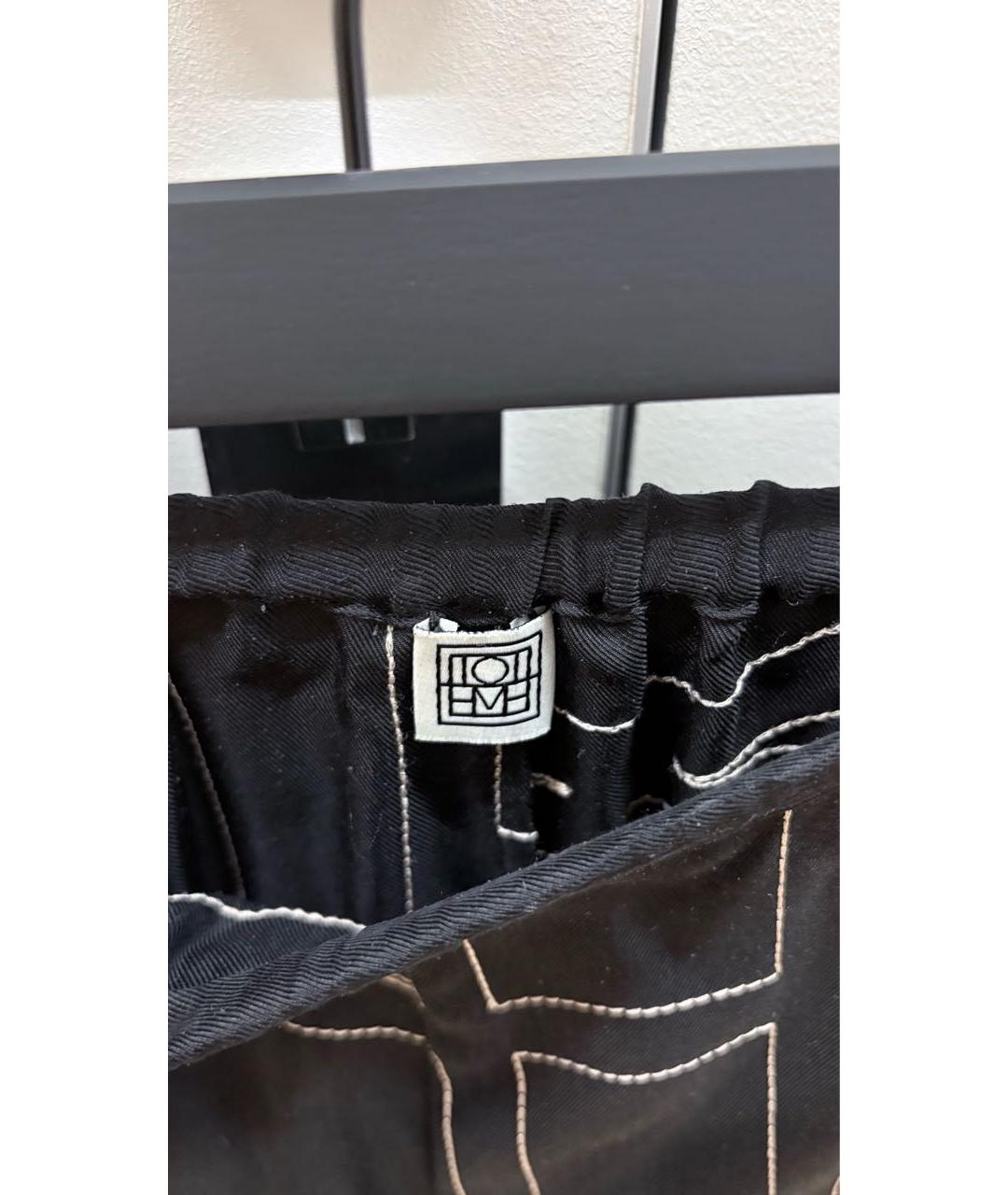 TOTEME Черный вискозный костюм с брюками, фото 3