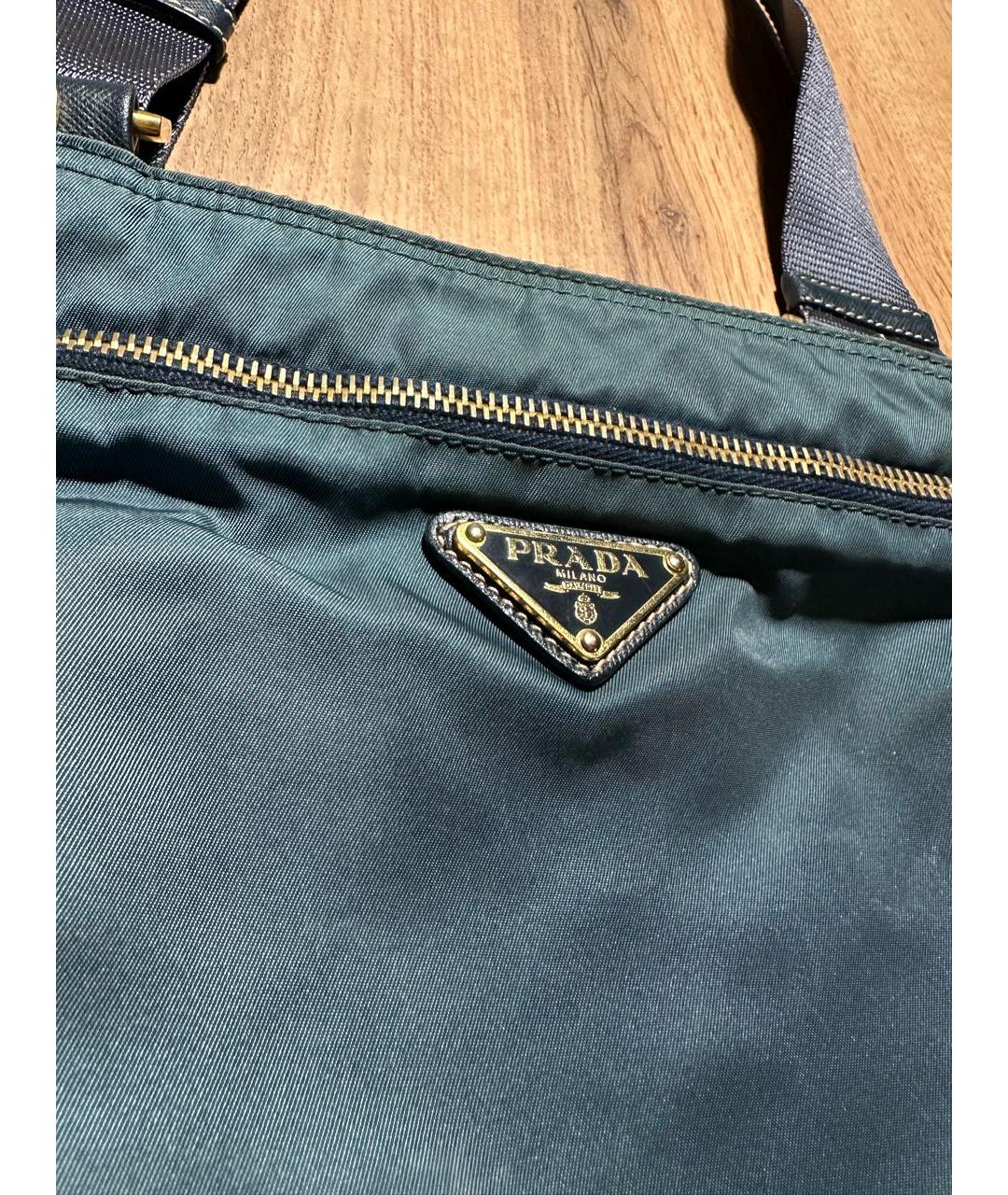 PRADA Зеленая сумка на плечо, фото 2