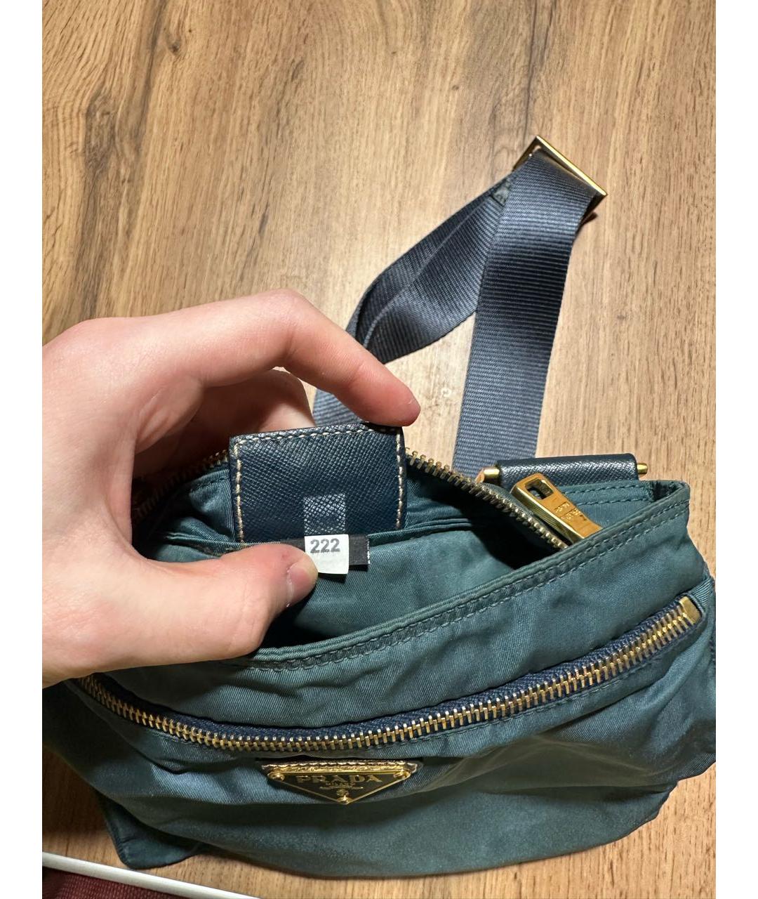 PRADA Зеленая сумка на плечо, фото 6