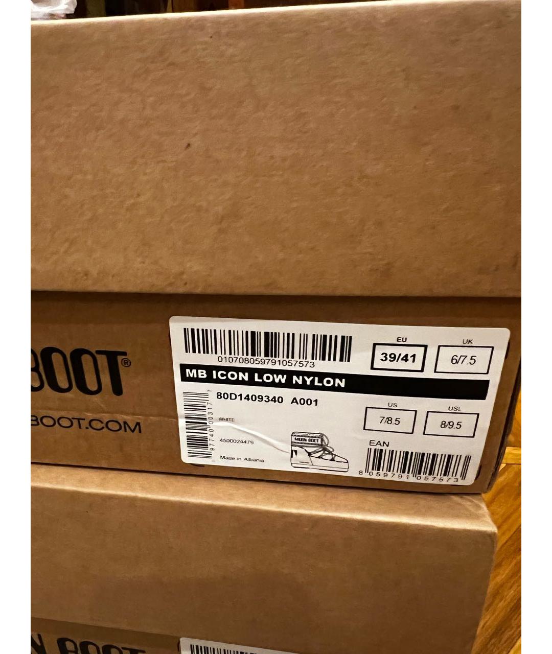 MOON BOOT Мульти текстильные полусапоги, фото 8