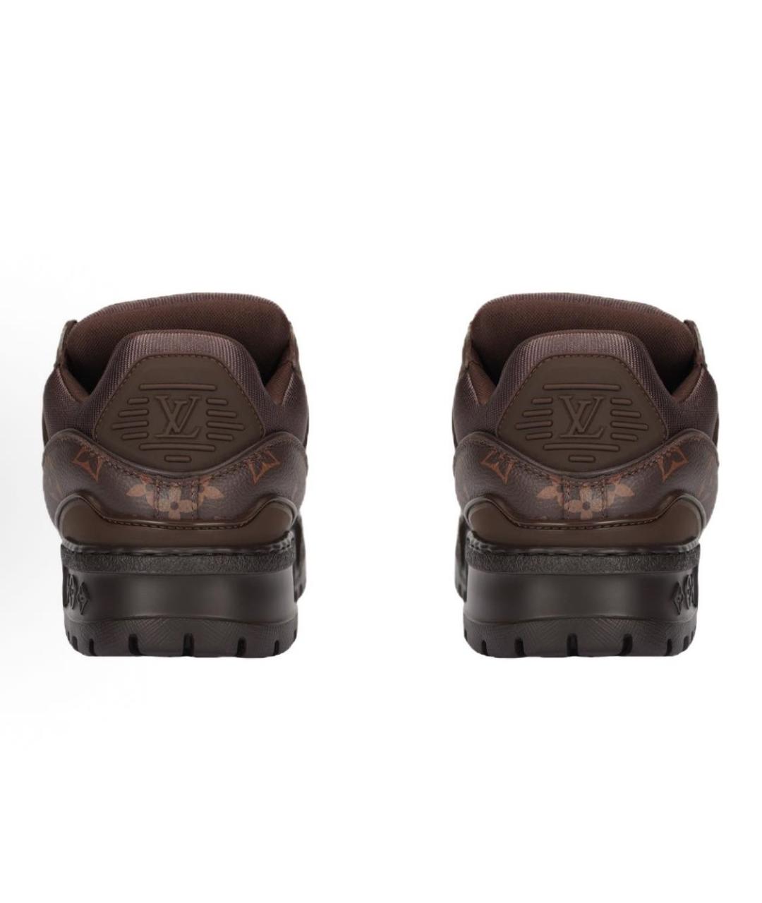 LOUIS VUITTON Коричневые низкие кроссовки / кеды, фото 3