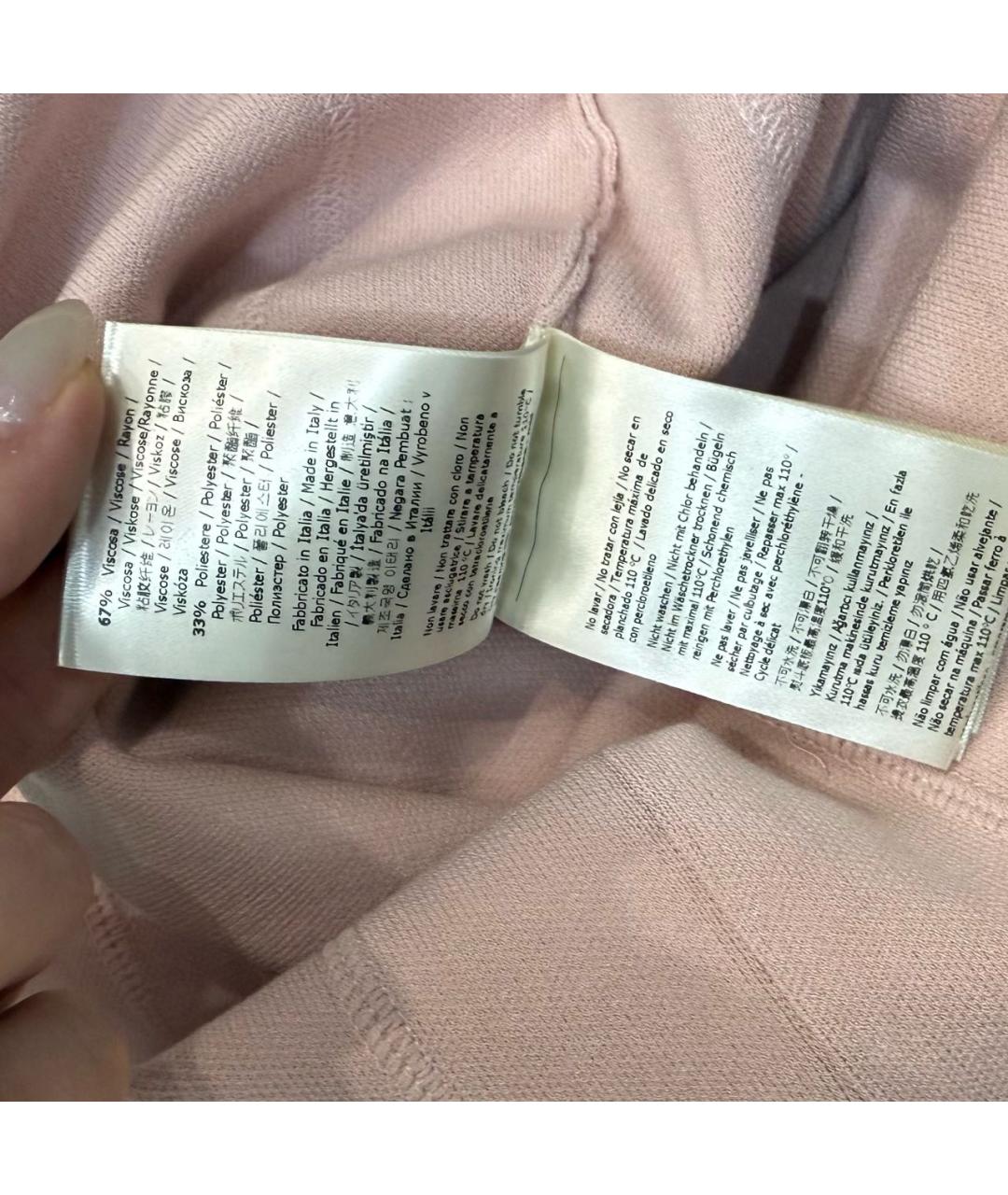 FENDI Розовая вискозная юбка миди, фото 6