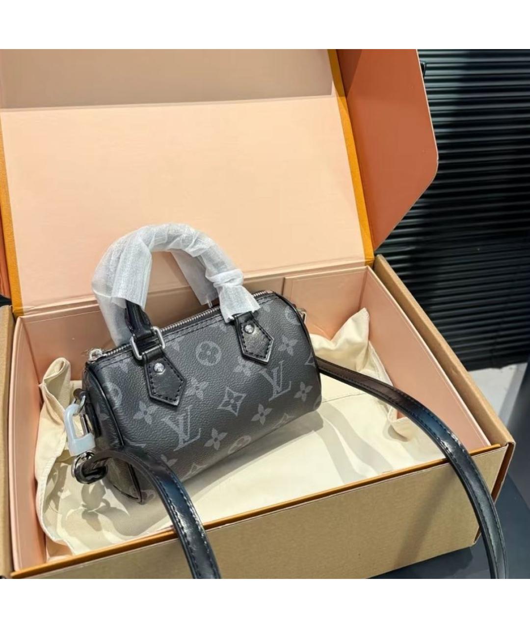 LOUIS VUITTON Серая сумка через плечо, фото 6
