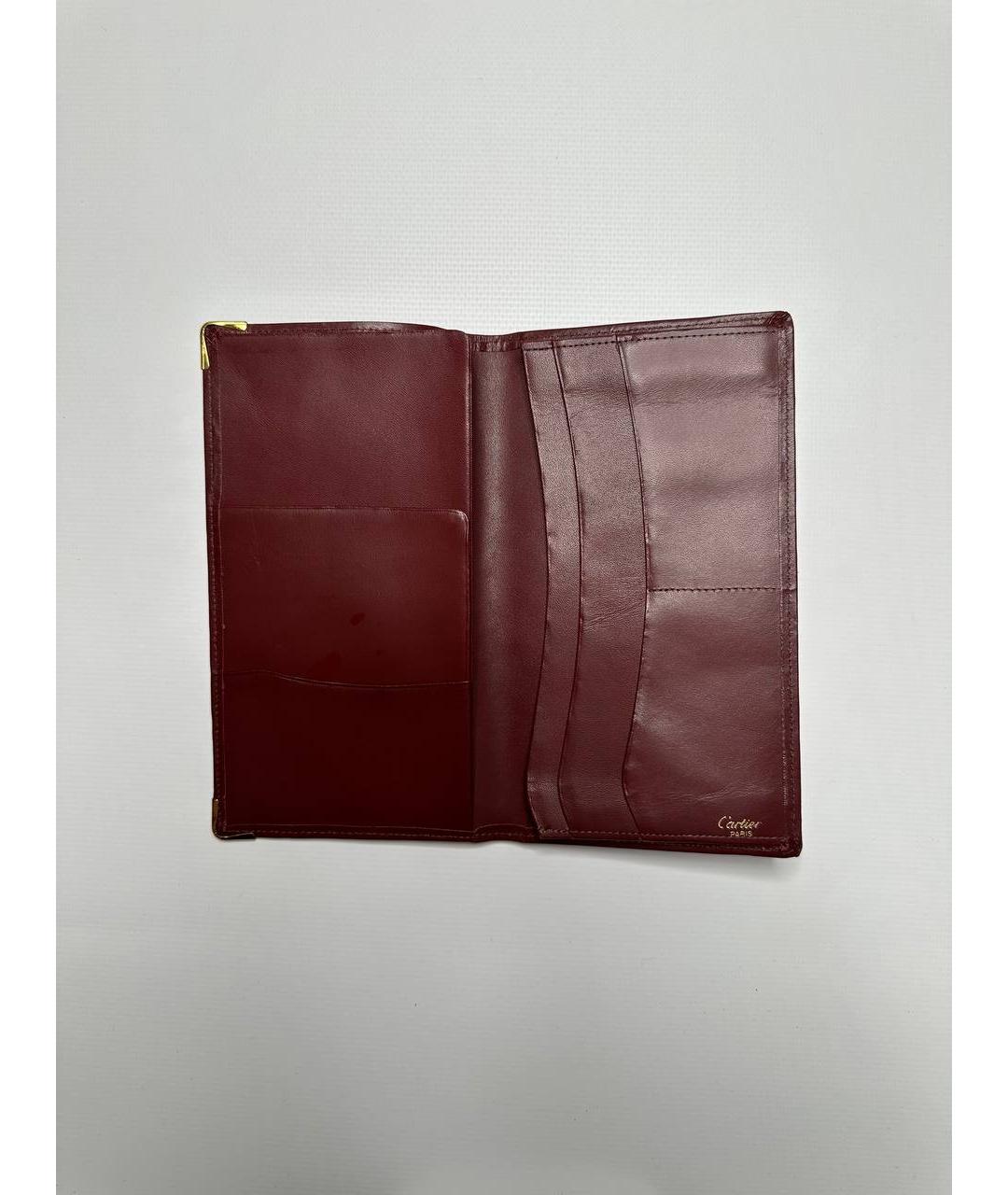 CARTIER Коричневый кожаный кошелек, фото 3