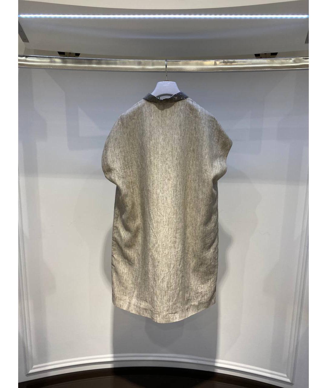 FABIANA FILIPPI Мульти льняной жакет/пиджак, фото 3