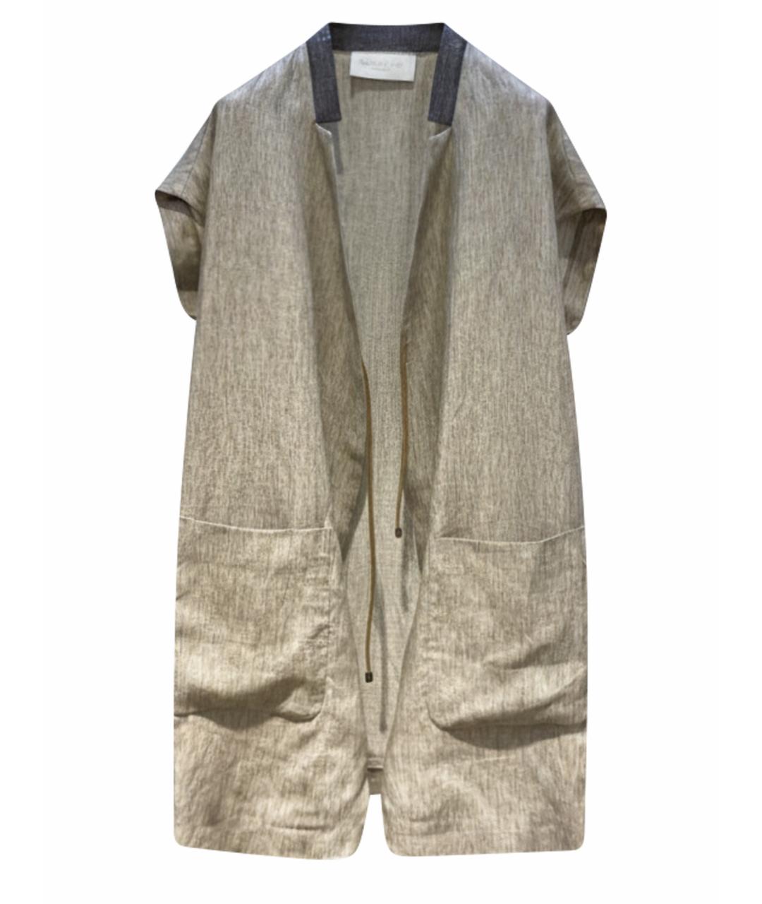 FABIANA FILIPPI Мульти льняной жакет/пиджак, фото 1