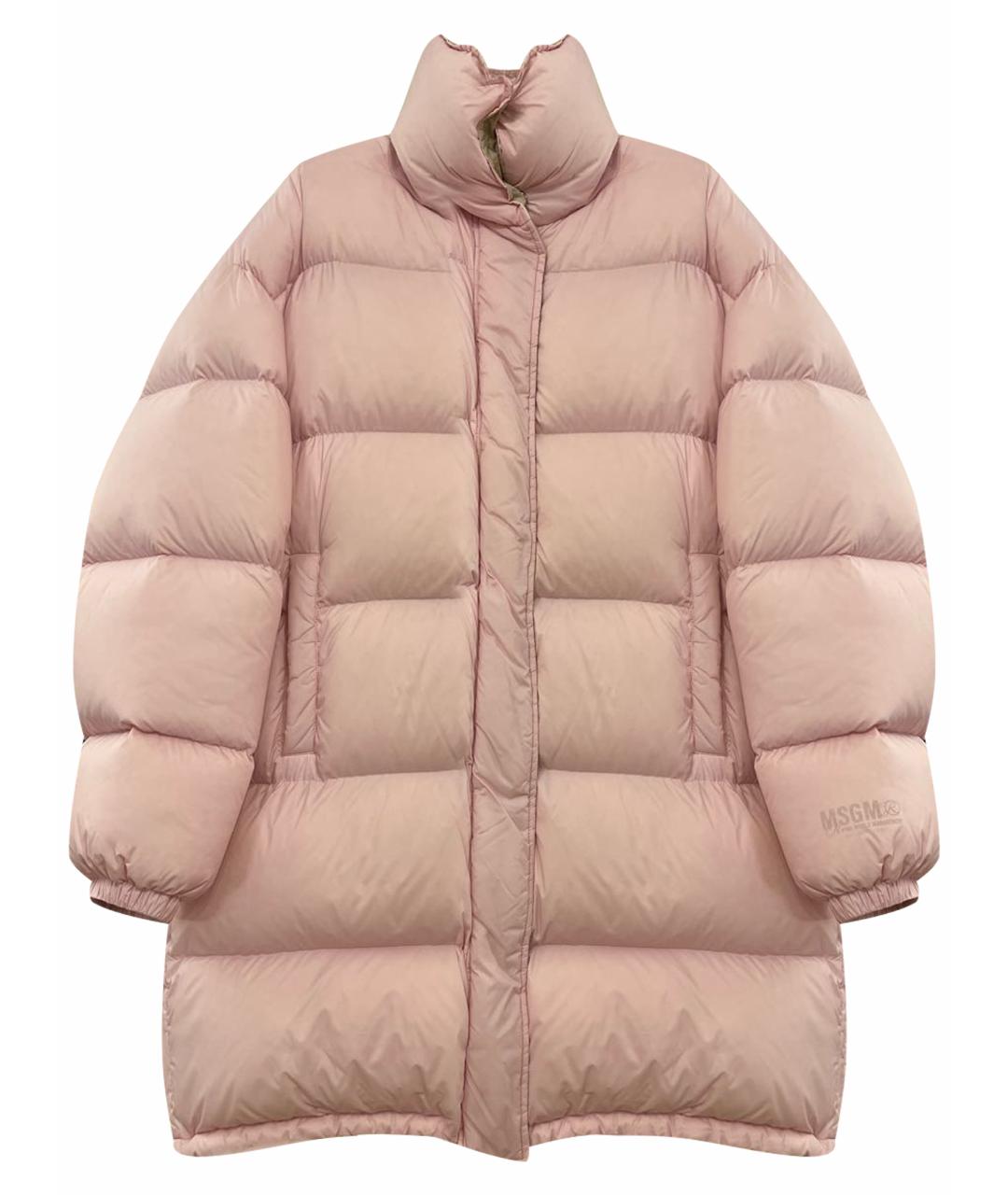 MSGM Розовая полиэстеровая куртка, фото 1