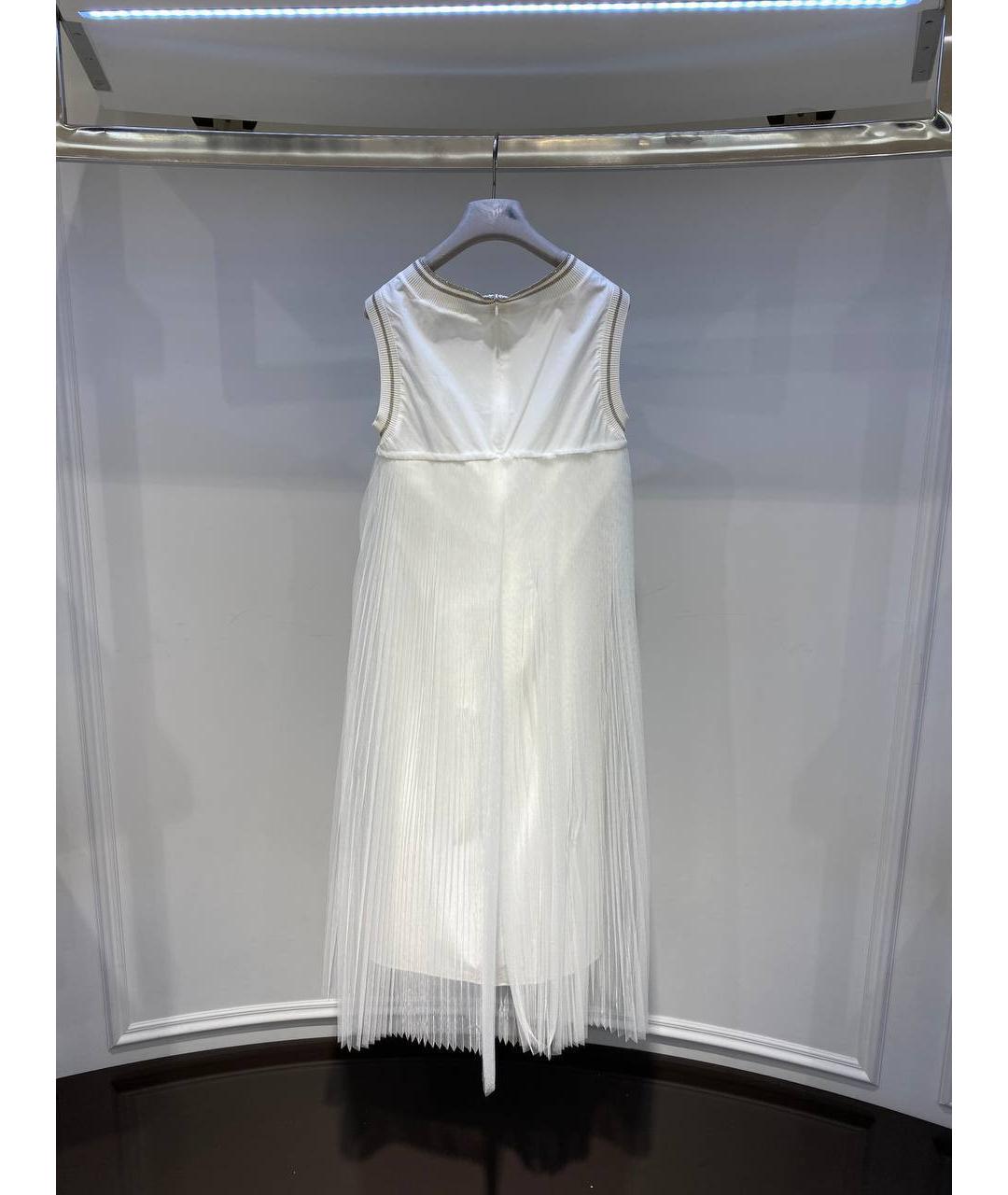 FABIANA FILIPPI Белое хлопковое платье, фото 2