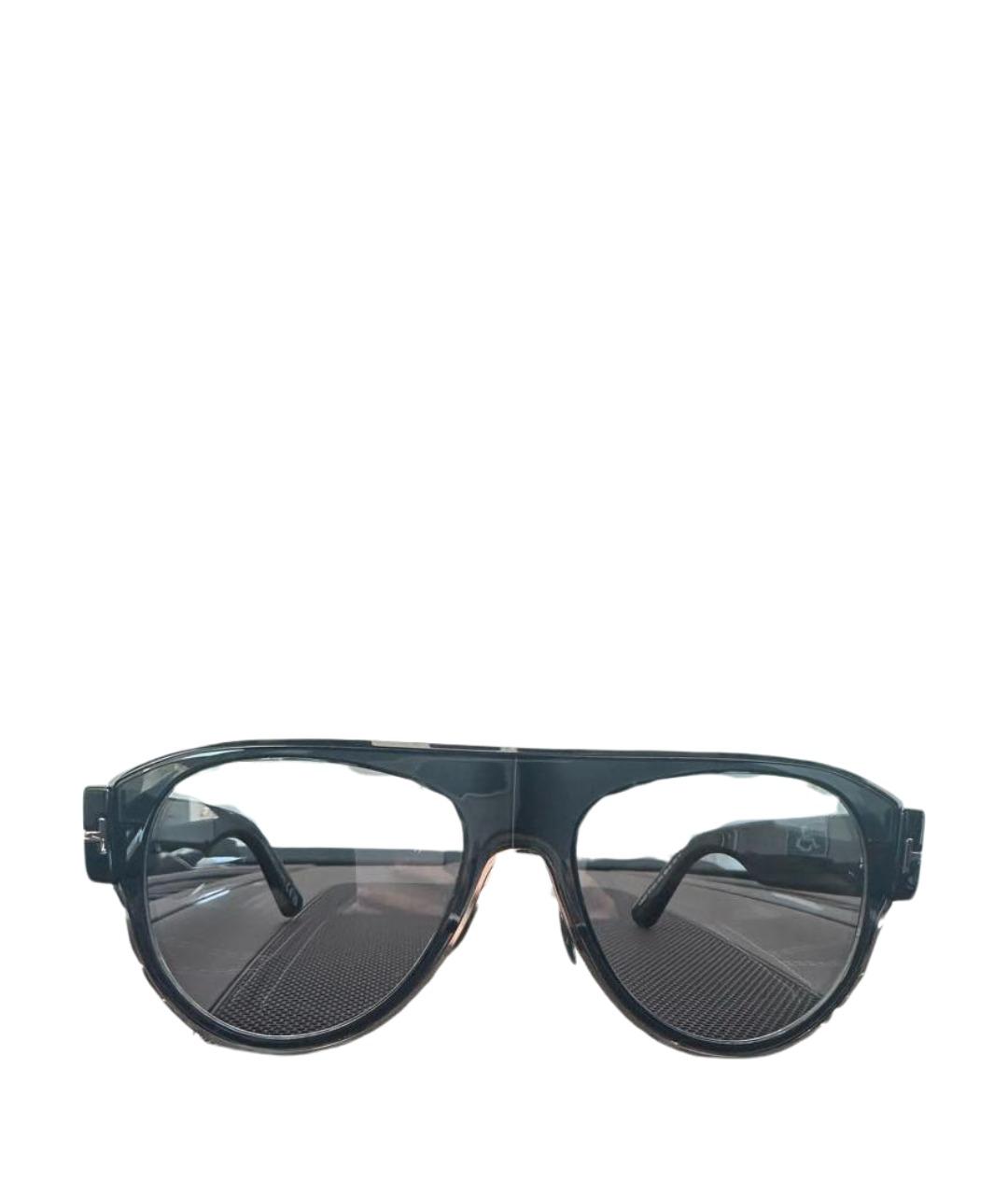 TOM FORD Черные пластиковые солнцезащитные очки, фото 1