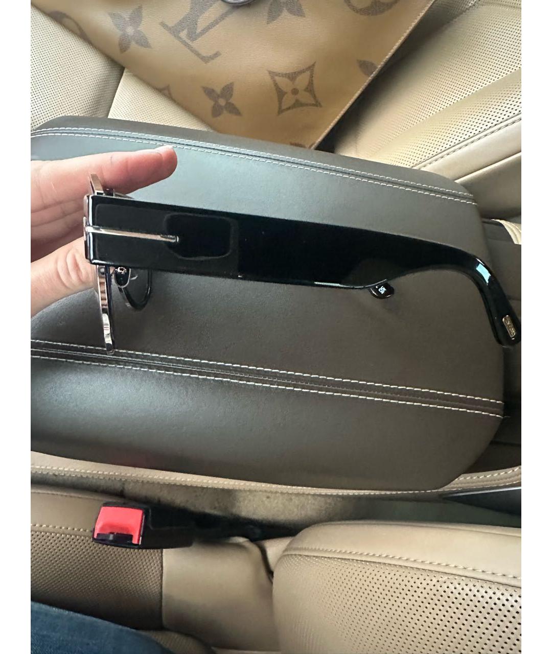 TOM FORD Черные пластиковые солнцезащитные очки, фото 3