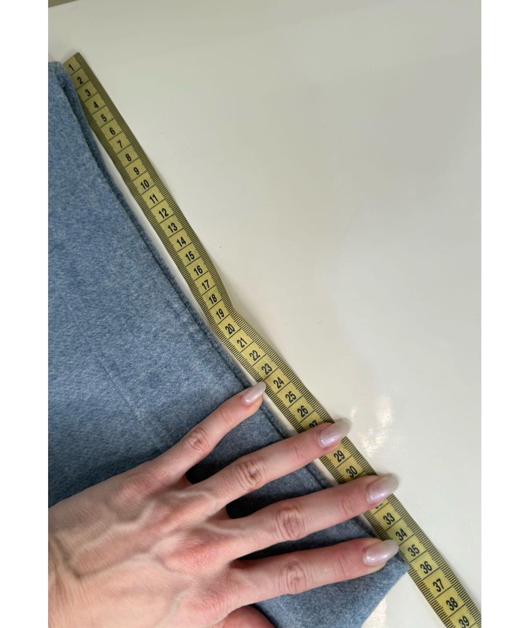 WEEKEND MAX MARA Серая шерстяная юбка мини, фото 7